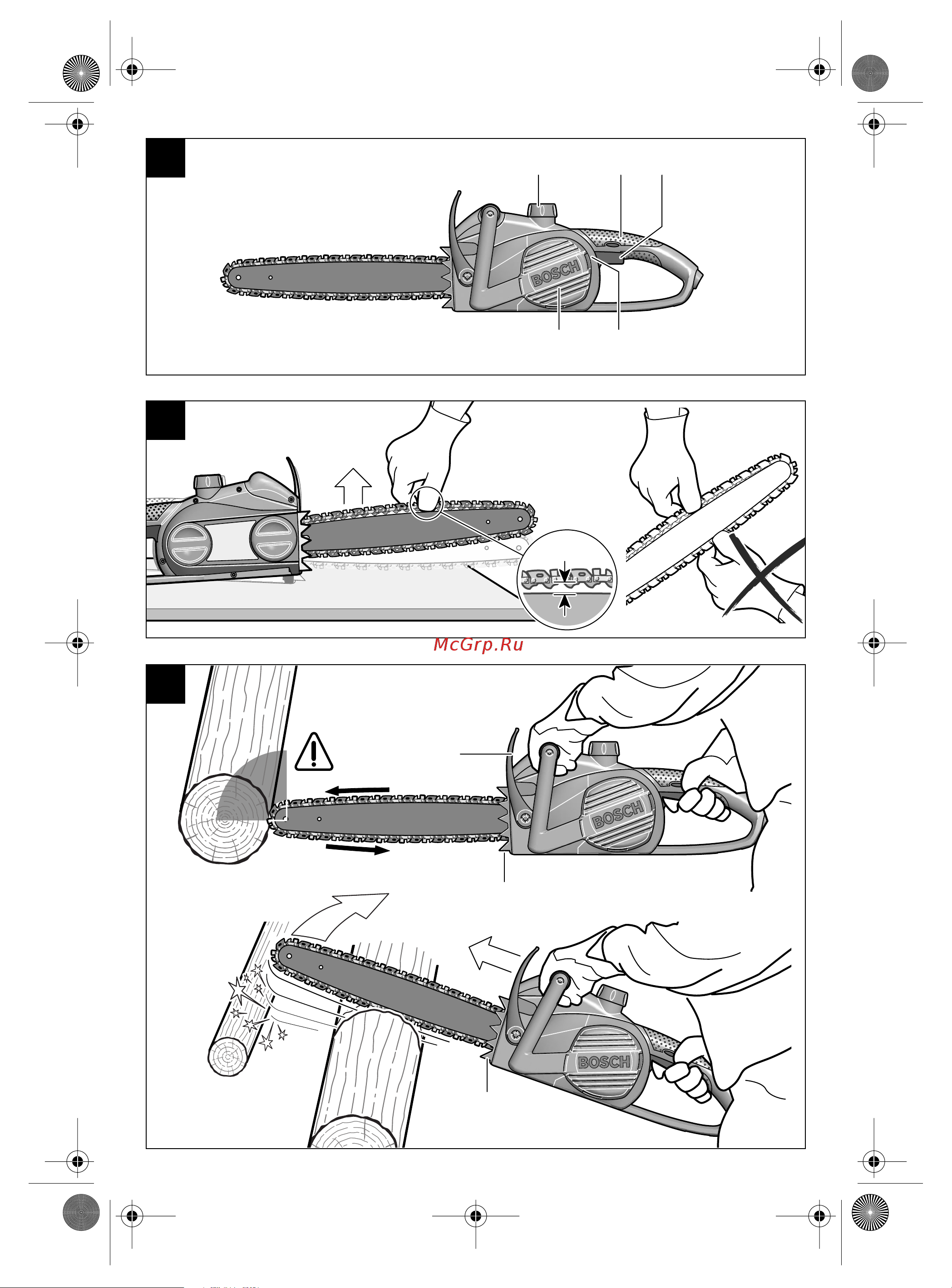 Bosch AKE 30 S 0.600.834.400 Инструкция к Bosch AKE 30 S 600834400 онлайн [3/152] 865777