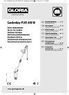 GLORIA Brill Gardenboy Plus 400 Вт 000220.0000 Инструкция к GLORIA Brill Gardenboy Plus 000220.0000