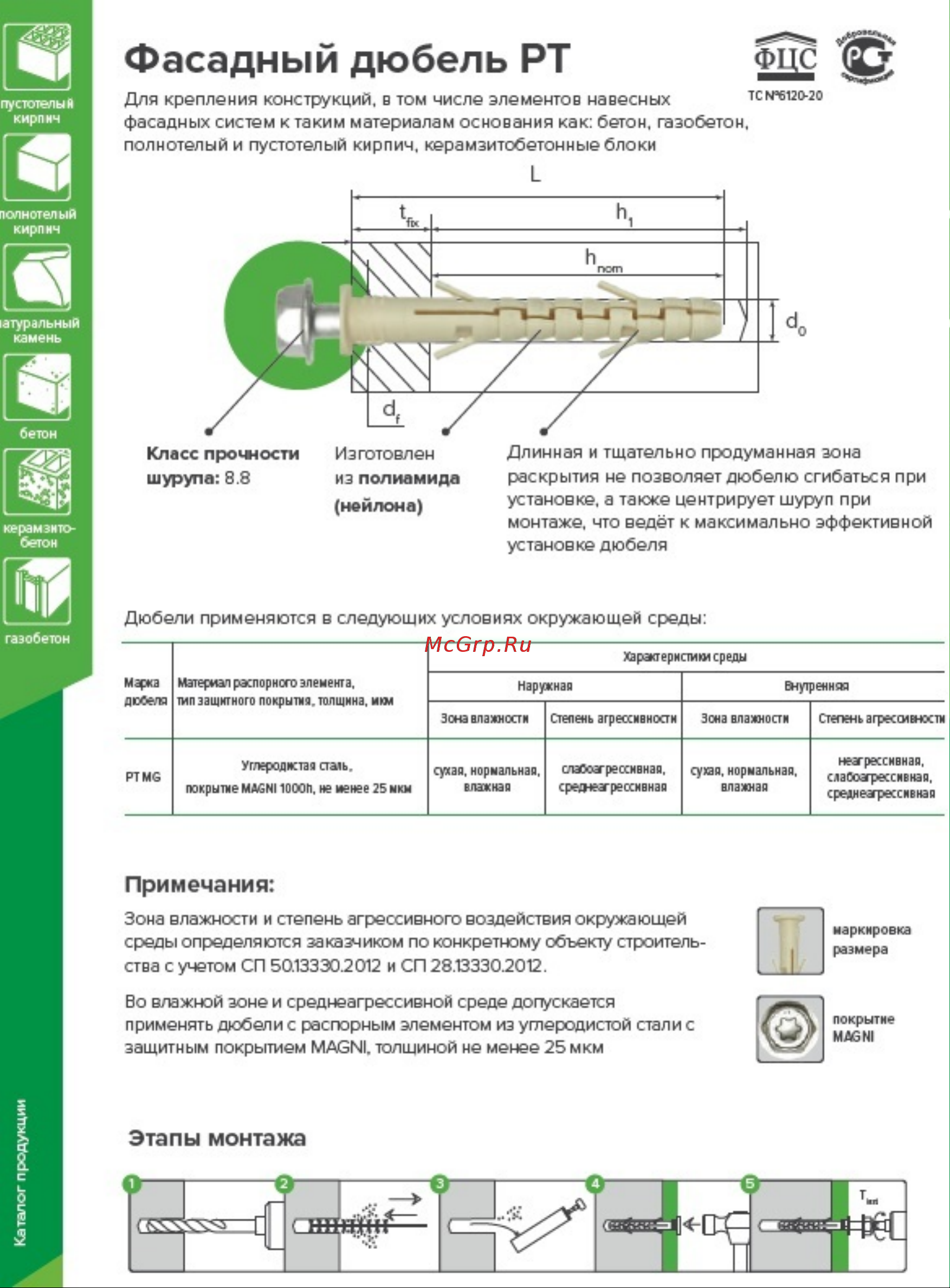 Partner PT 10х120 оцинк., 150 шт. 827026 Инструкция по эксплуатации онлайн