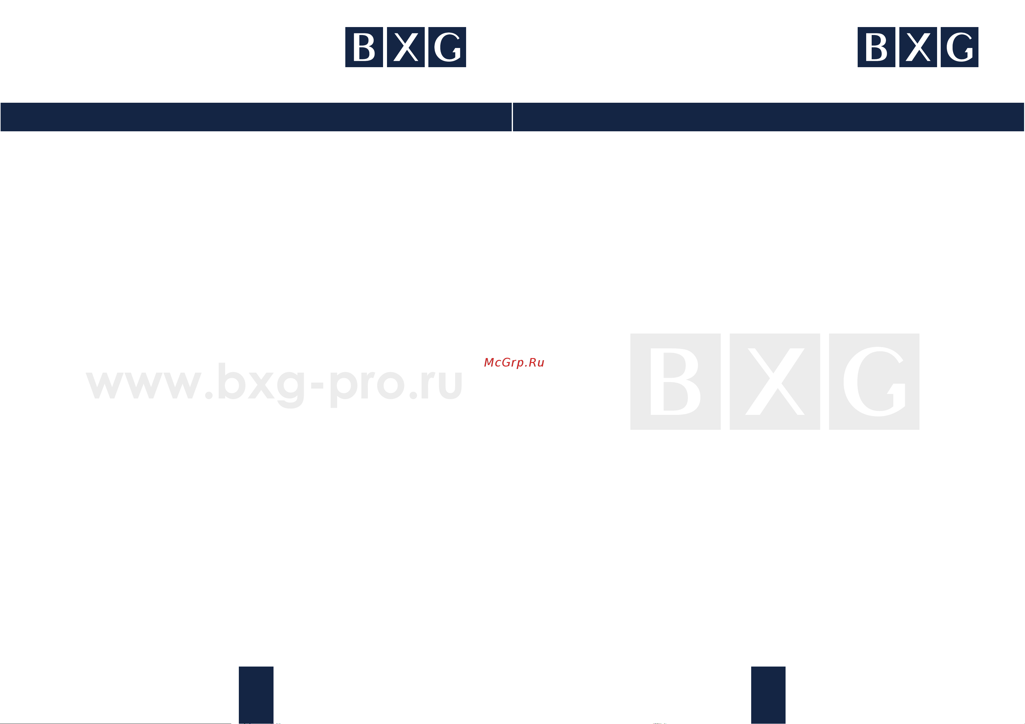 BXG 1600 Н1 1748575 Инструкция онлайн [3/8] 867040