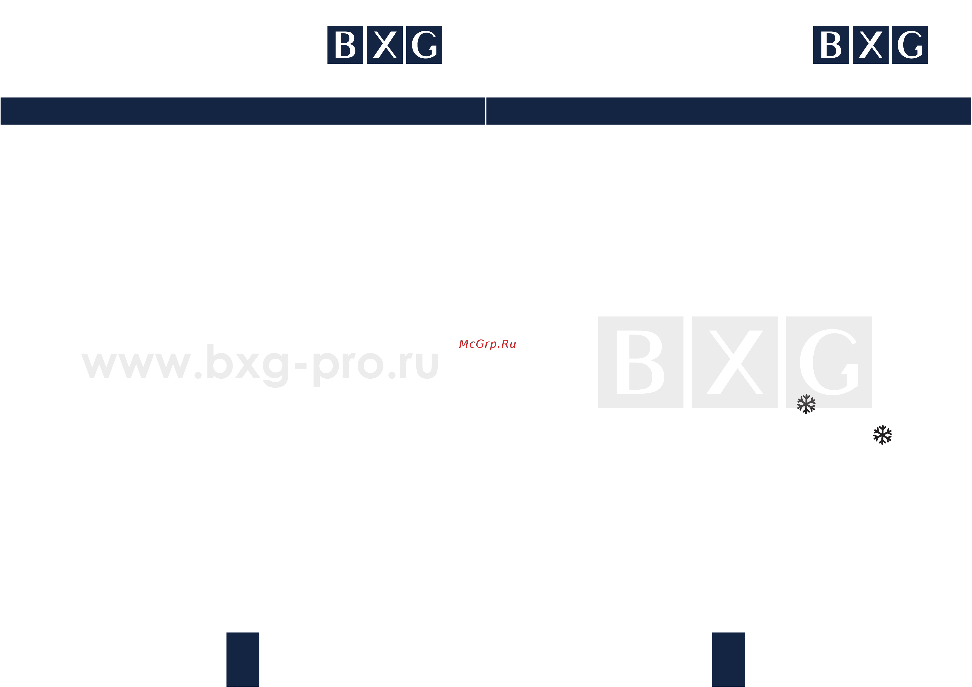 BXG 1600 Н1 1748575 Инструкция онлайн [6/8] 867040