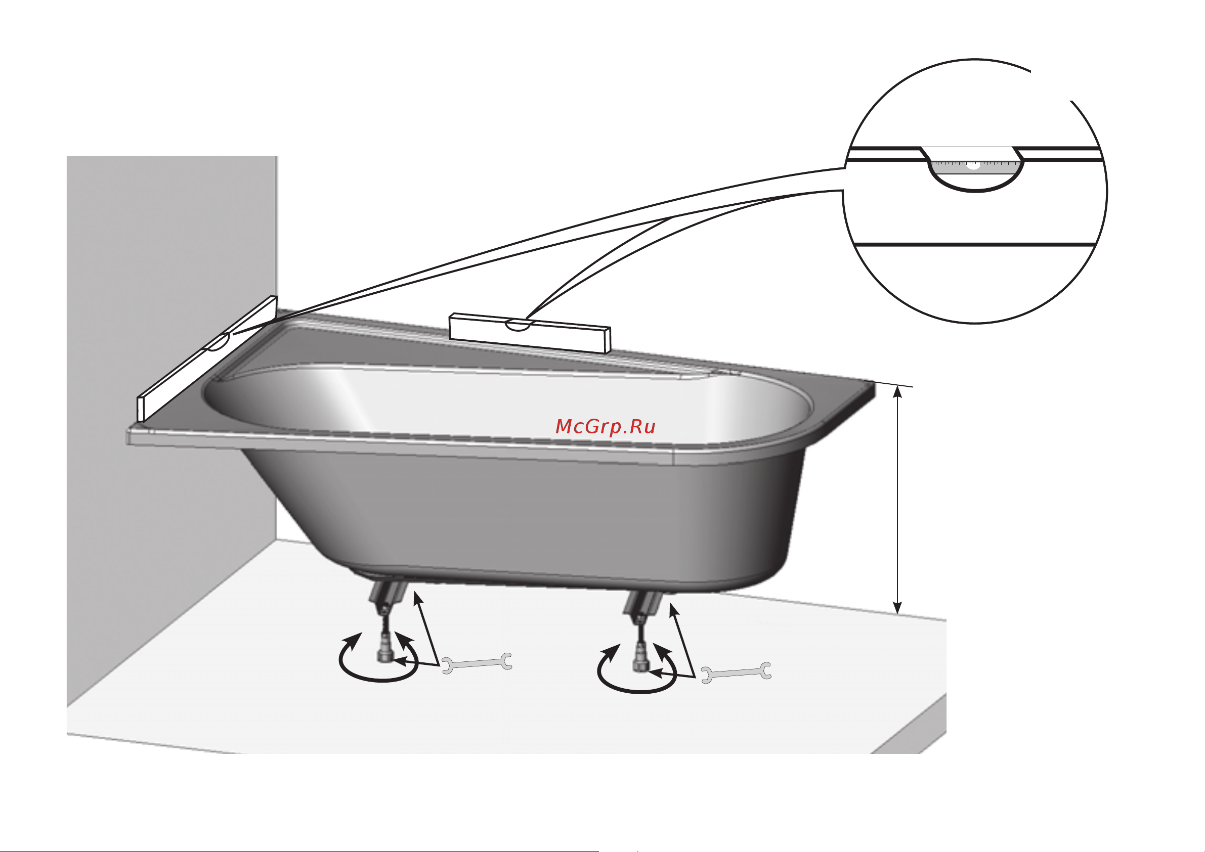 Ravak Chrome 160х105 см, правая CA61000000 Инструкция к Ravak Chrome CA61000000 онлайн [10/32] 867535