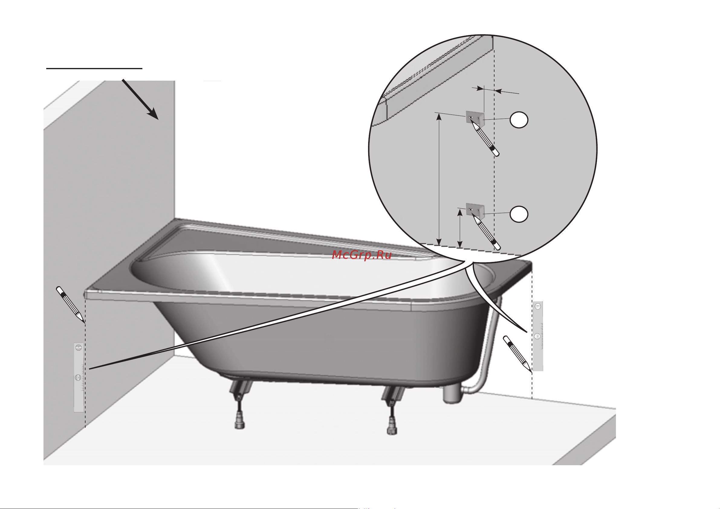 Ravak Chrome 160х105 см, правая CA61000000 Инструкция к Ravak Chrome CA61000000 онлайн [22/32] 867535