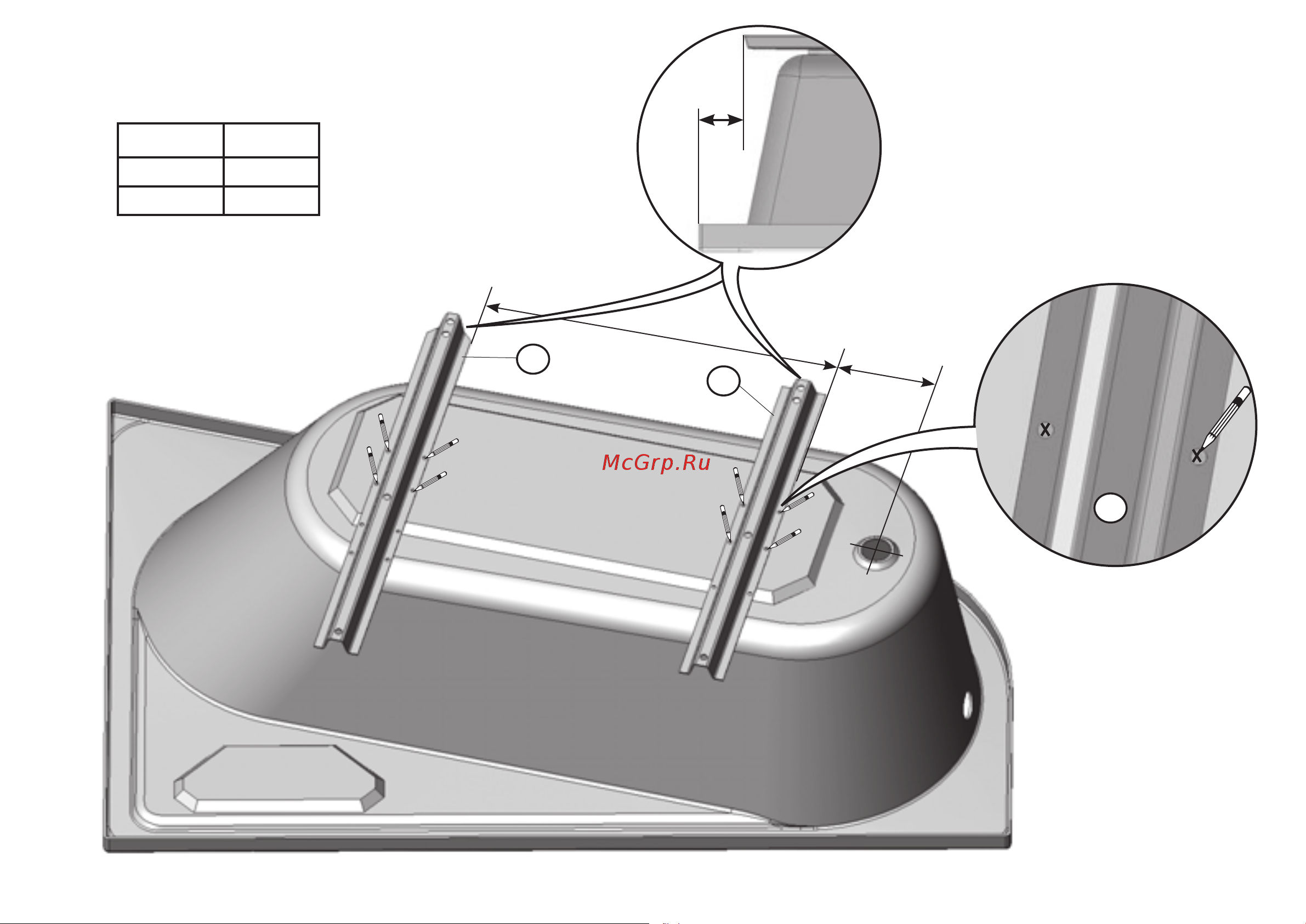Ravak Chrome 160х105 см, правая CA61000000 Инструкция к Ravak Chrome CA61000000 онлайн [5/32] 867535
