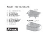 Ravak ROSA 160x105 см, правая CL01000000 Инструкция к Ravak ROSA CL01000000