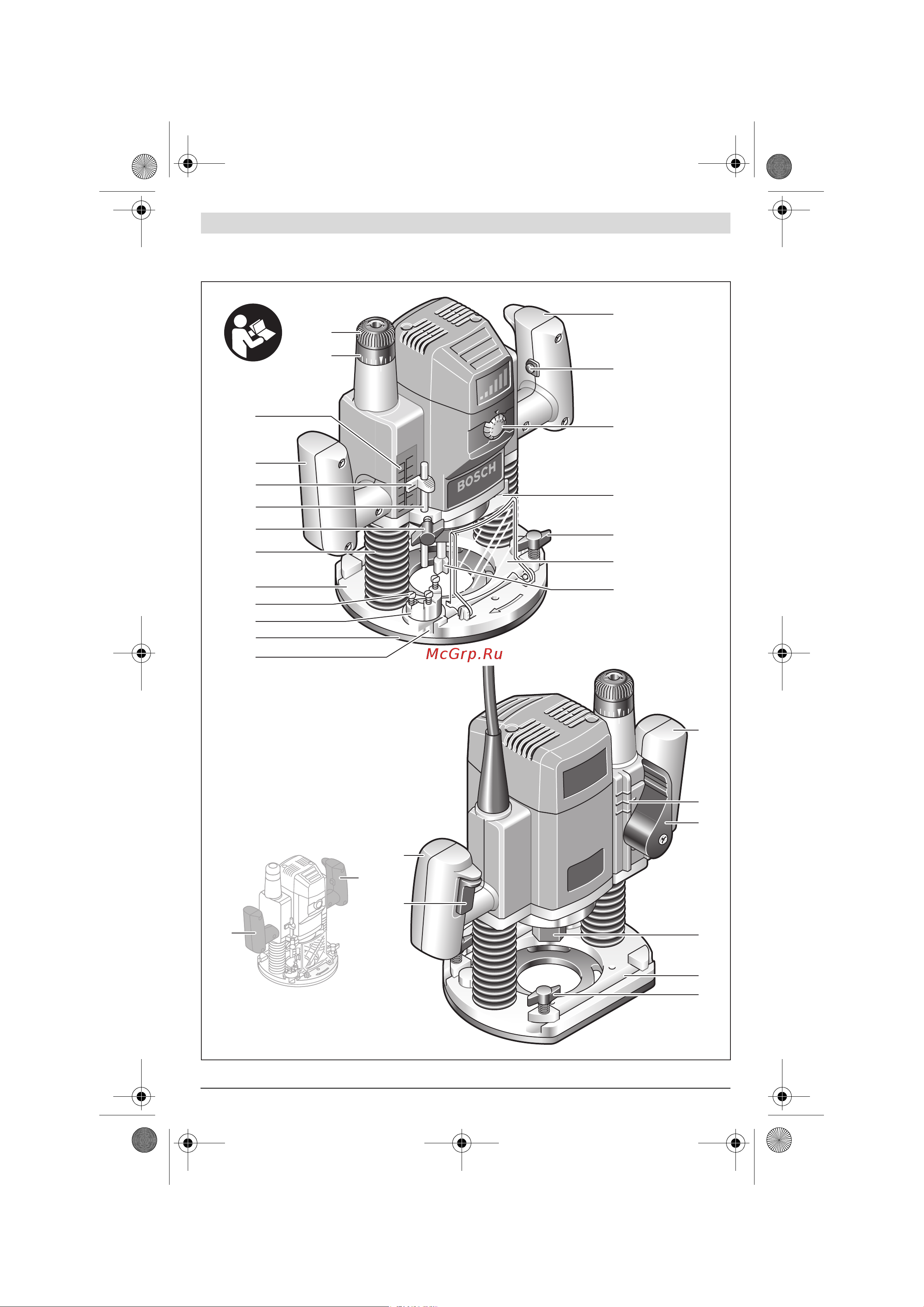 Bosch GOF 900 CE 0.601.614.661 Инструкция к товару онлайн [4/216] 867600