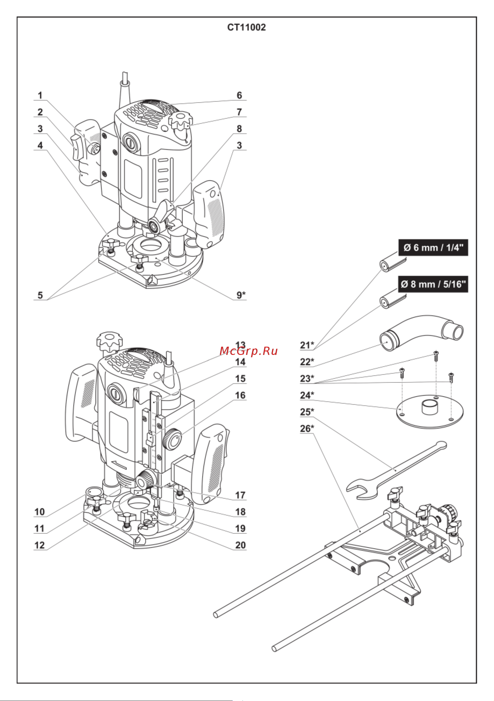 Crown CT11001 Инструкция к товару онлайн [6/164] 867602