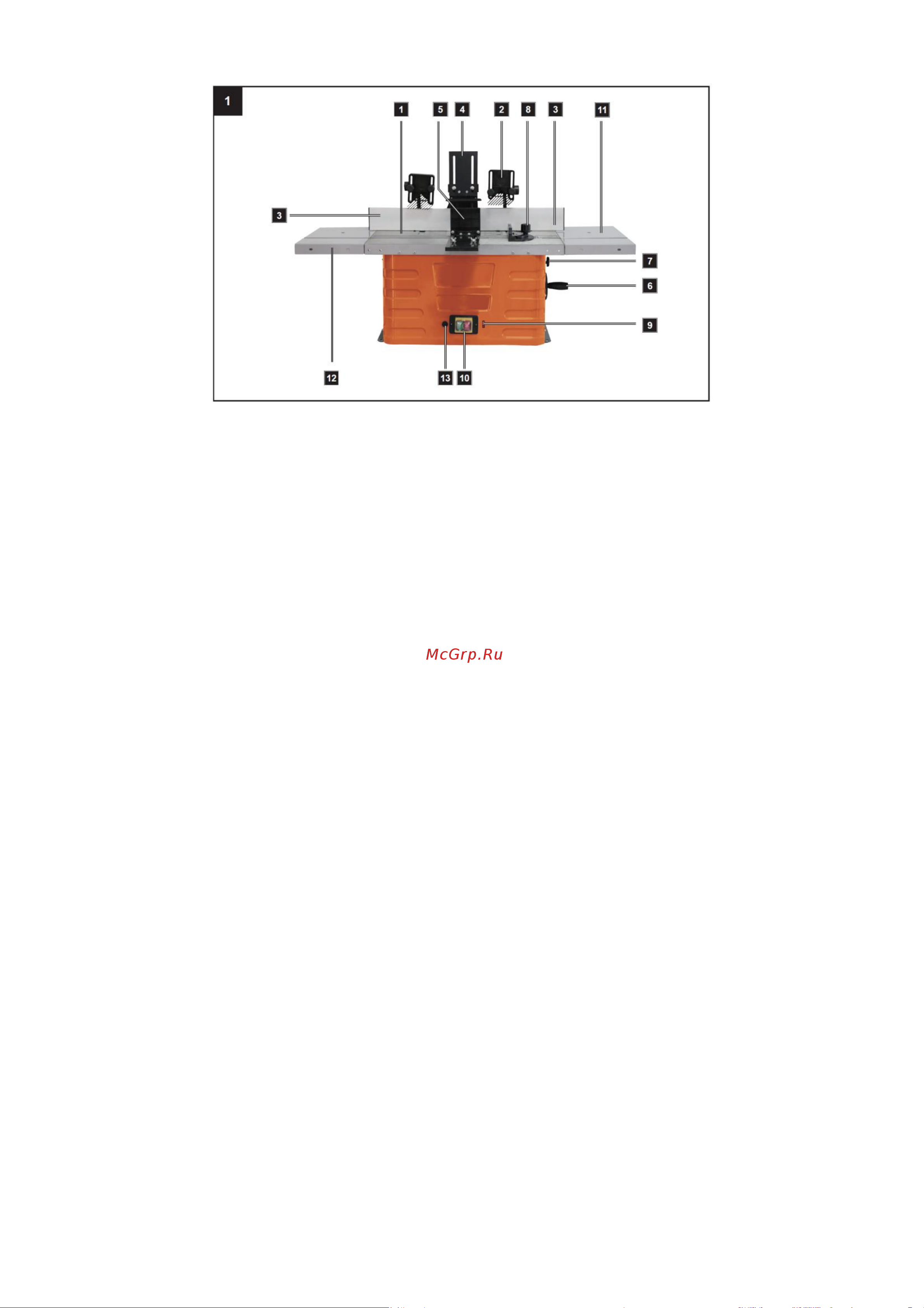 JIB VSM-50 1.5 кВт 230В 0510020271000 Руководство по эксплуатации фрезерного станка JIB VSM-50 онлайн [7/22] 867631