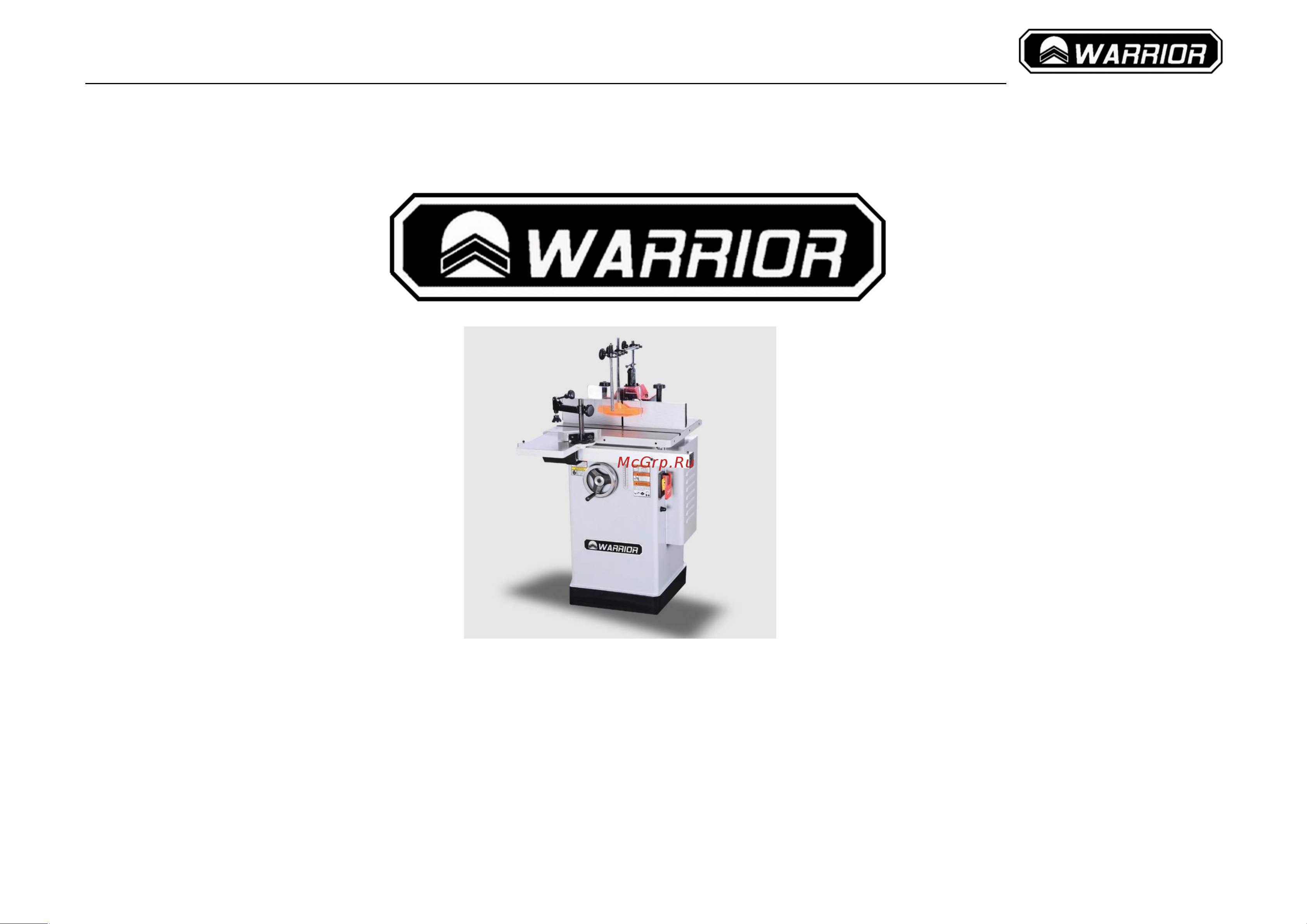 WARRIOR W0404 0501010025000 Руководство по эксплуатации онлайн [2/24] 867635