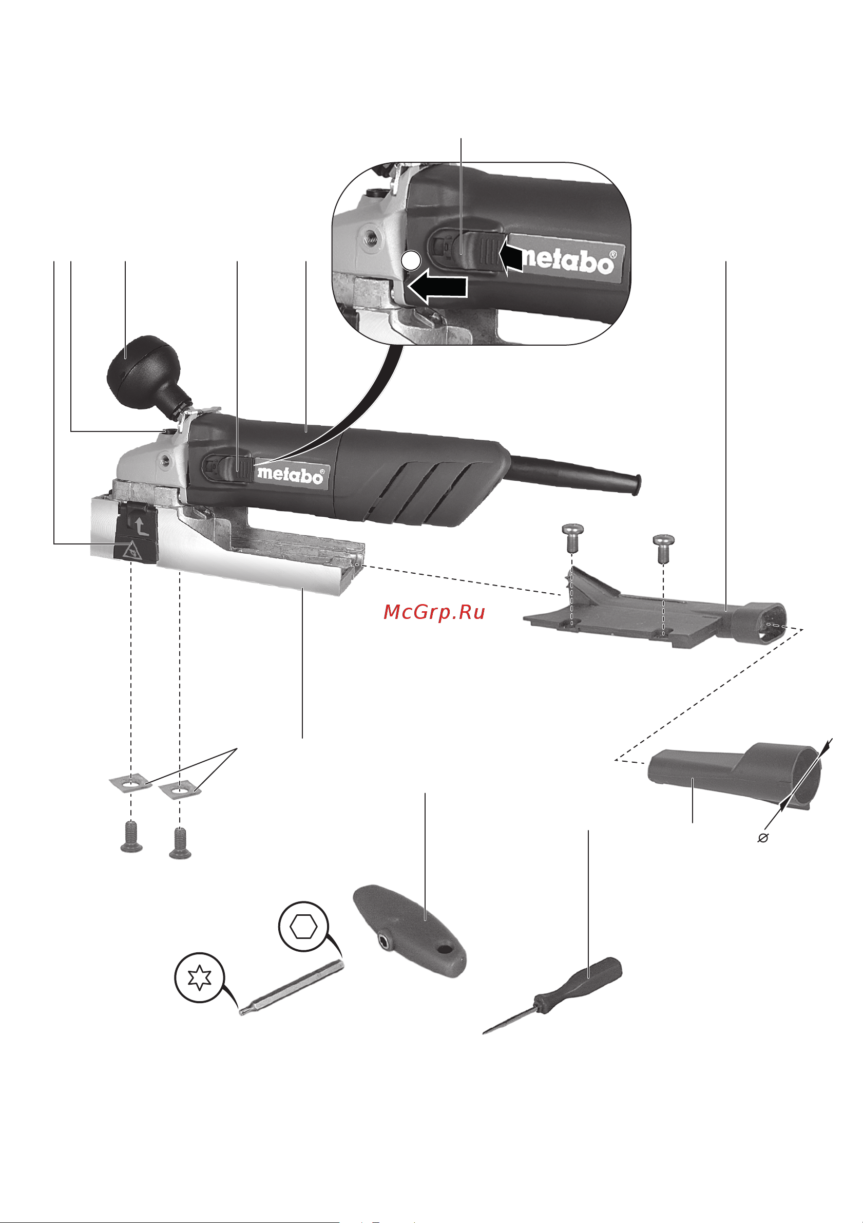 Metabo LF 724 S 600724000 Инструкция к товару онлайн [3/81] 867649