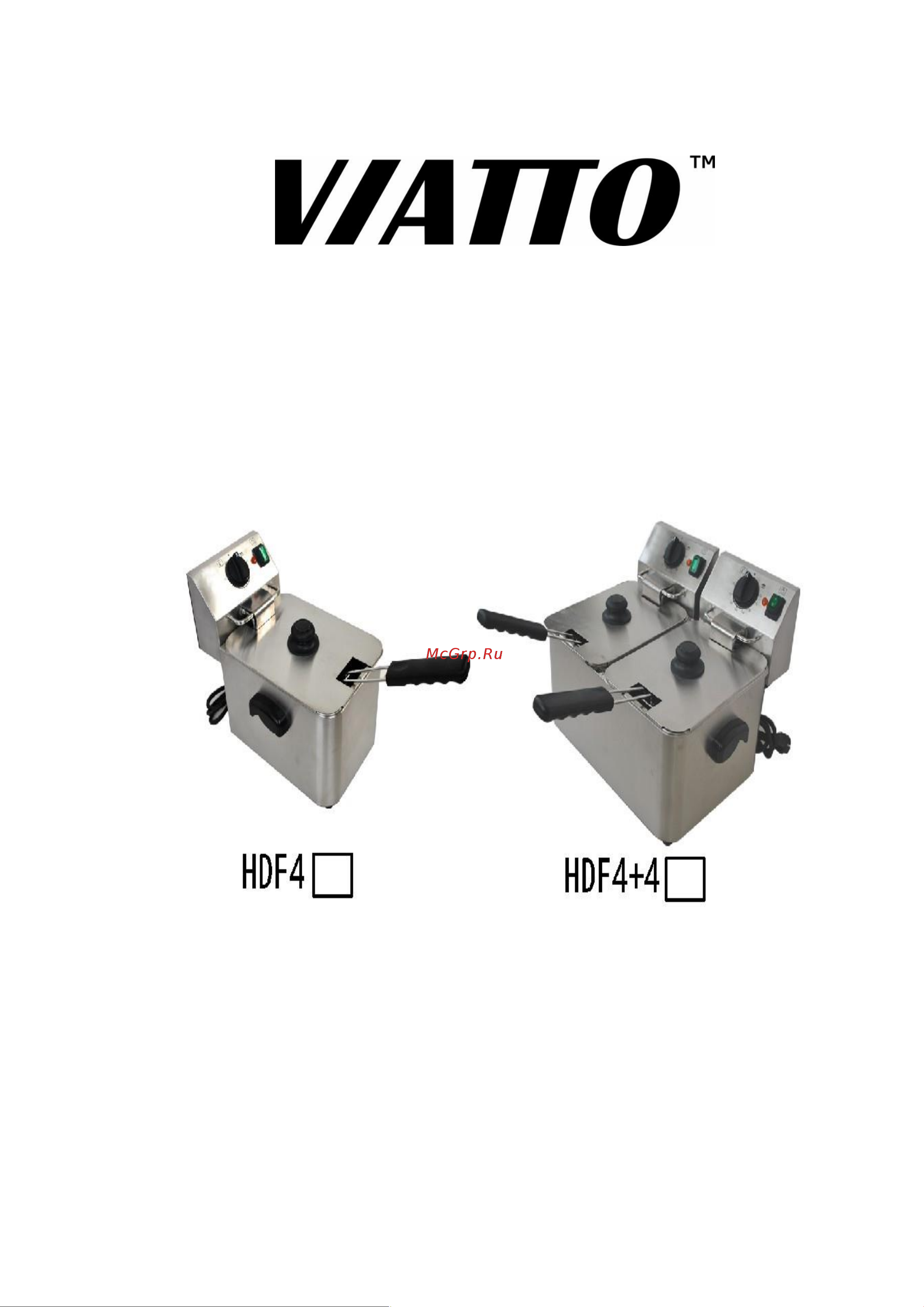 VIATTO HDF4+4 158155 VIATTO Фритюрница HDF4, HDF4+4 онлайн