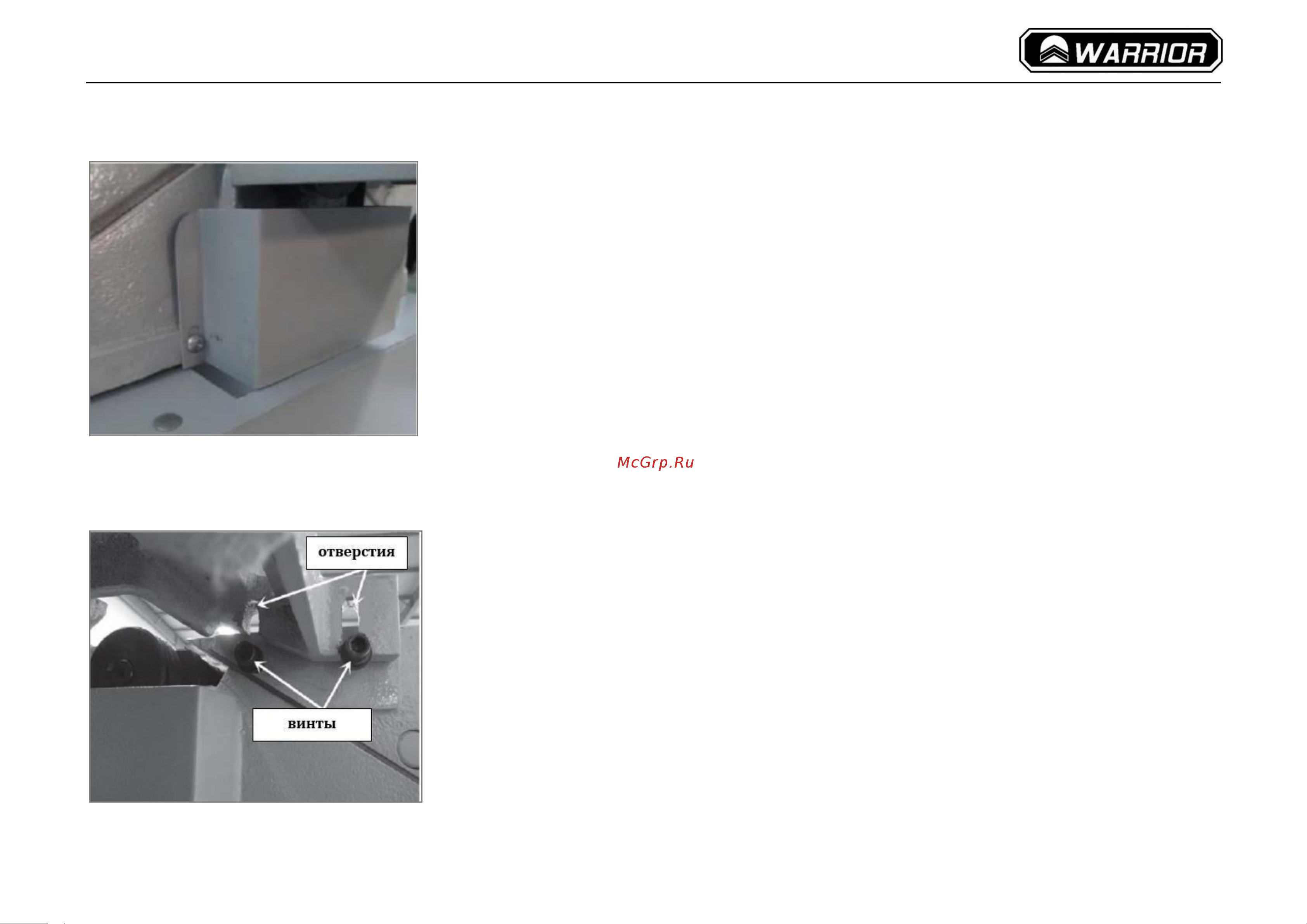 WARRIOR w0109d 1,1 квт, 230в 0301010014000 Руководство по эксплуатации WARRIOR W0109D онлайн [15/35] 867710