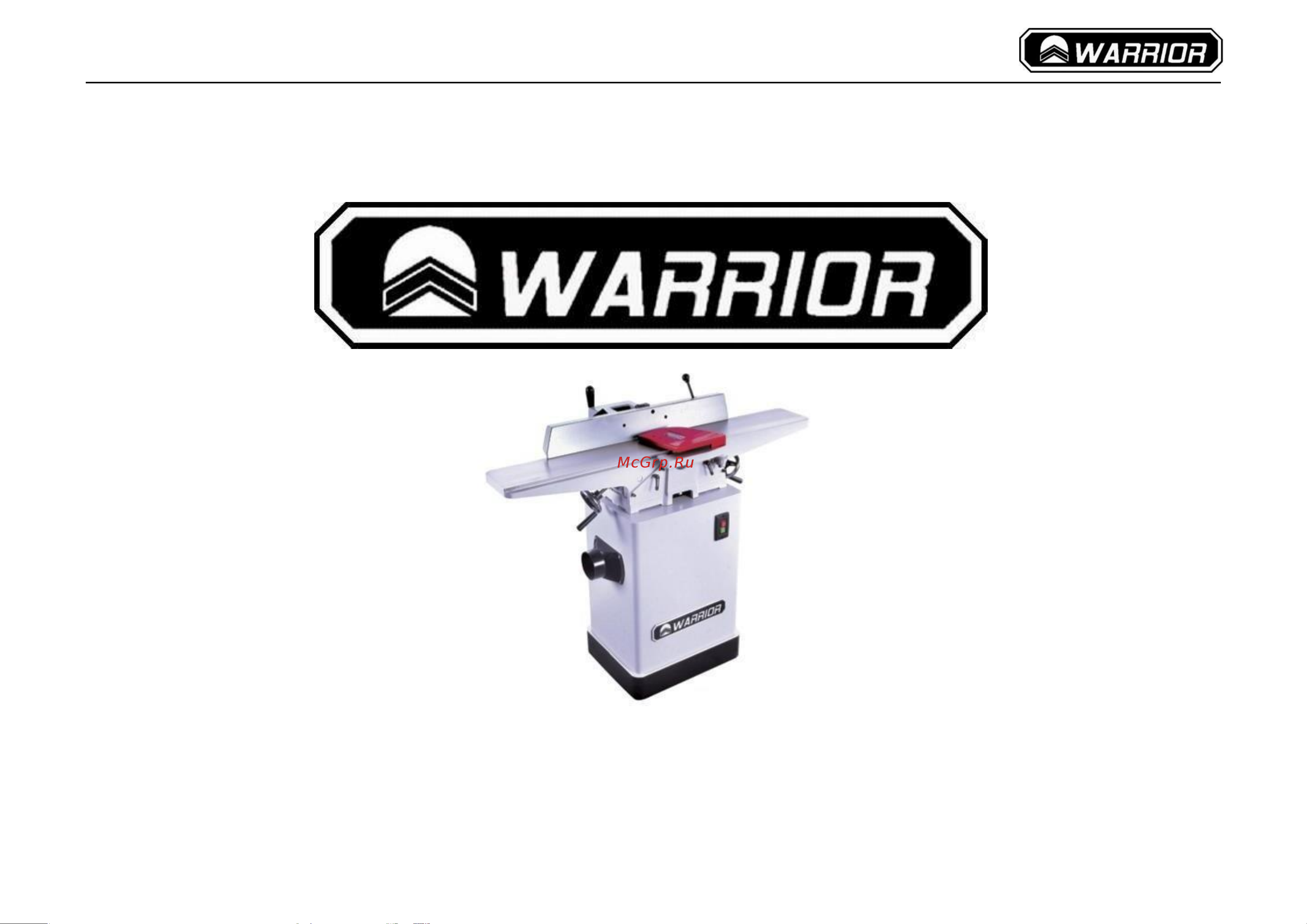 WARRIOR w0109dl 0,75 квт, 230в 0301010013000 Руководство по эксплуатации WARRIOR W0109DL онлайн [2/35] 867711