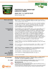 Profiwood (износостойкий; полуматовый 2.5 л) 60655 Техническая информация