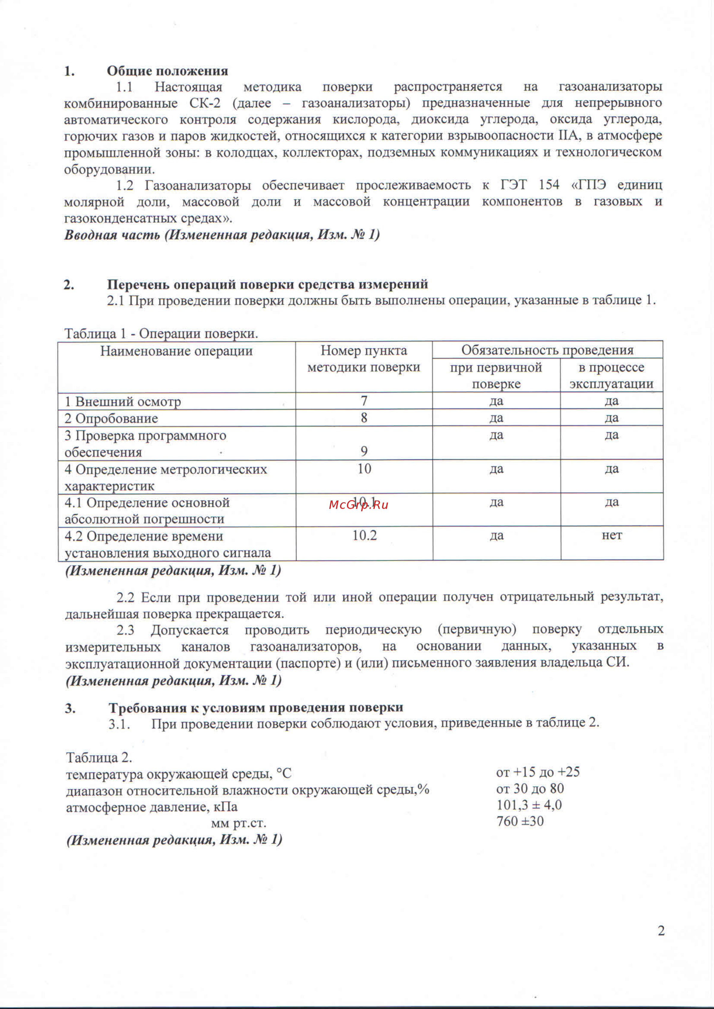 ООО НПП Астра-М СК2ПМ2ЕХ5 Методика поверки онлайн [2/9] 867902
