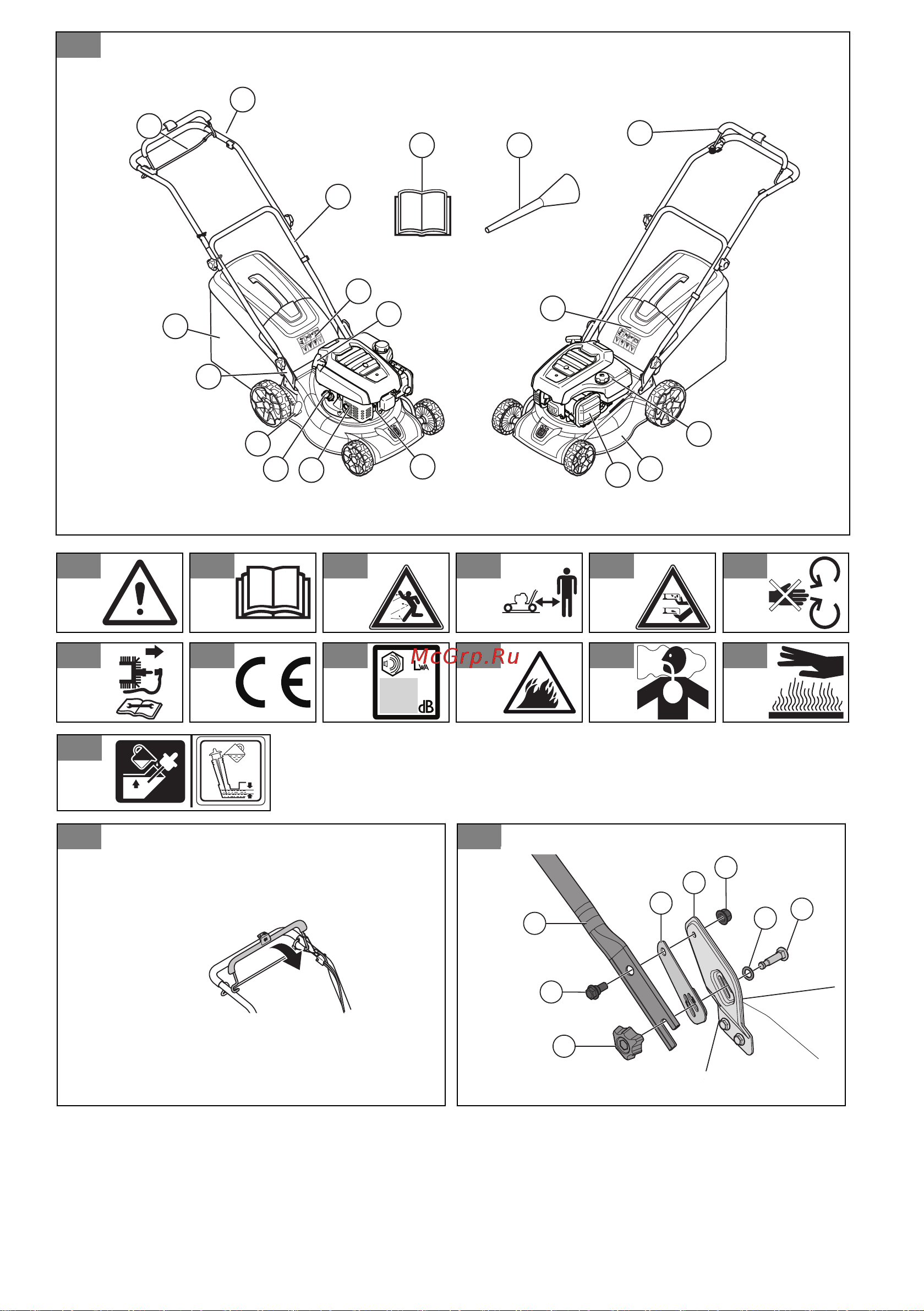Husqvarna LC 140SP 9704882-01 Инструкция к Husqvarna LC 140P 9704881-01 онлайн [2/380] 868018