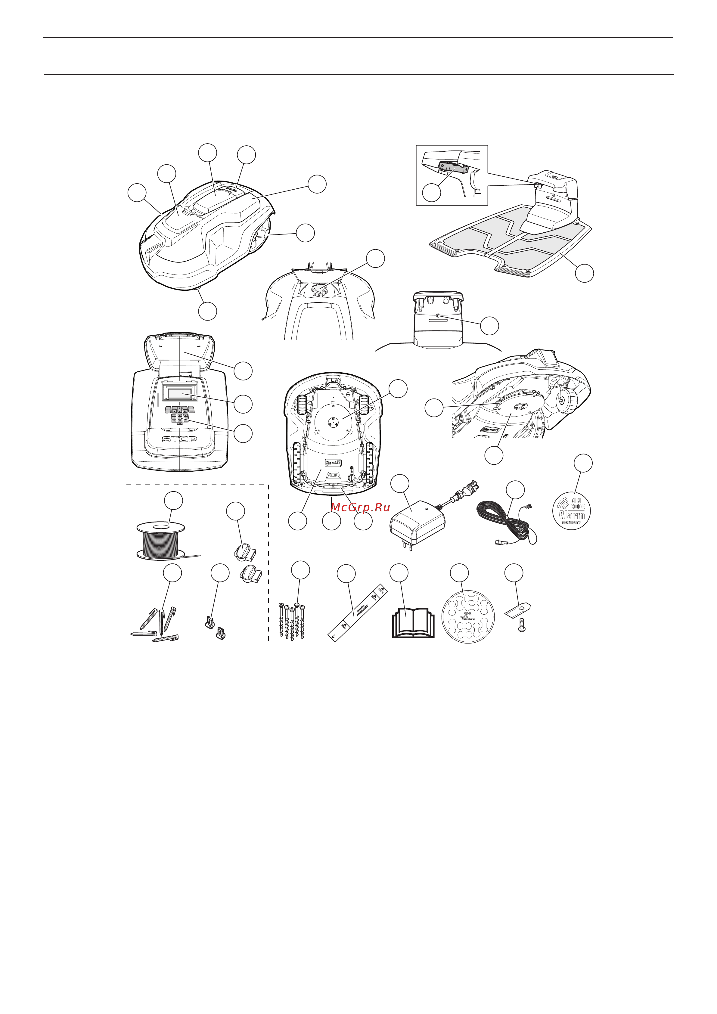 Husqvarna Automower 315 9676234-17 Инструкция к Husqvarna Automower 310 9676235-17 онлайн [9/68] 868070