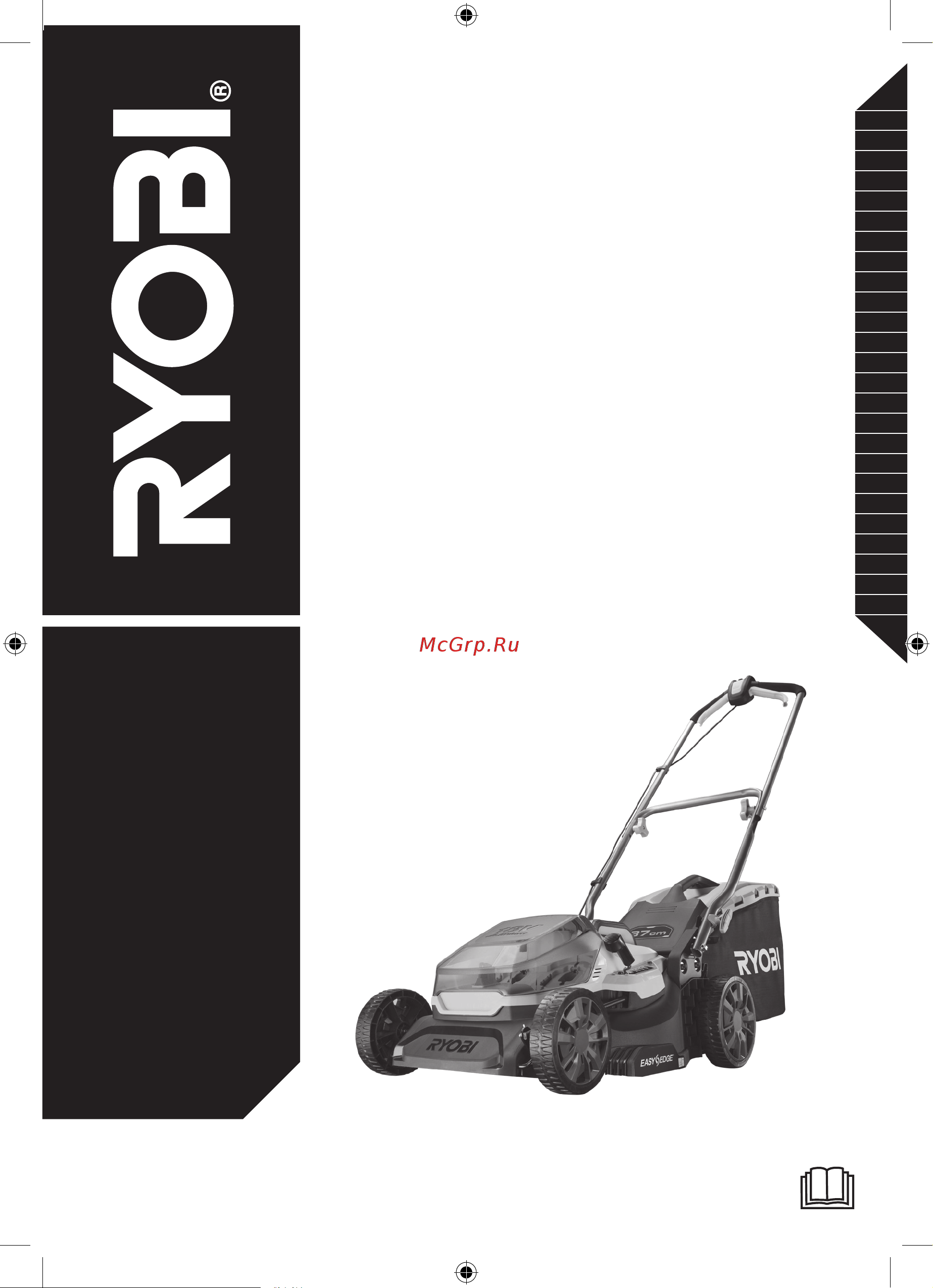 Ryobi ONE+ RY18LM37A-140 5133004578 Инструкция к Ryobi RY18LM37A-140 5133004578 онлайн