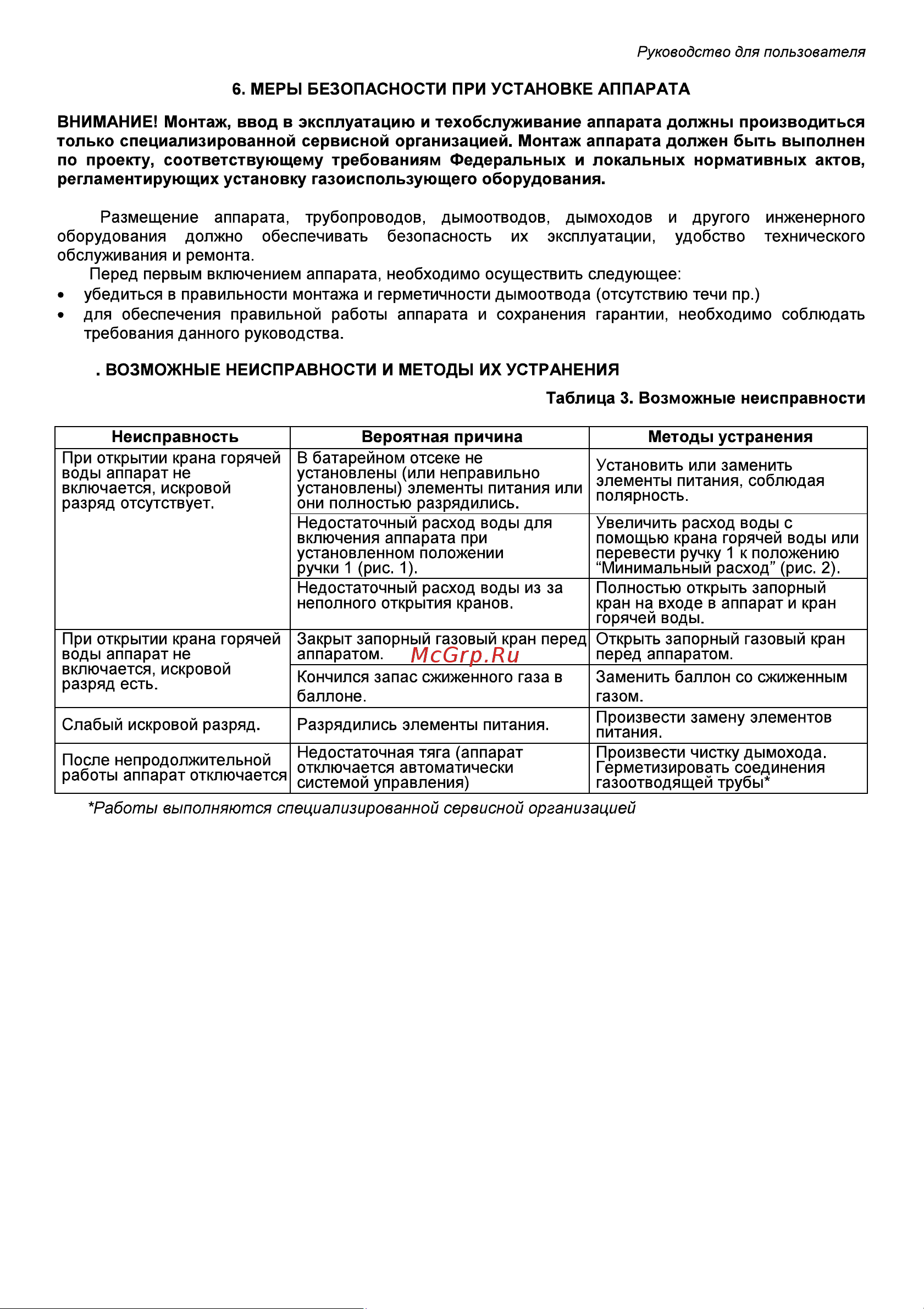 Нева BaltGaz Classic 10 сжиженный газ 30295 Инструкция к Neva BaltGaz Classic 10 30295 онлайн [7/8] 868400