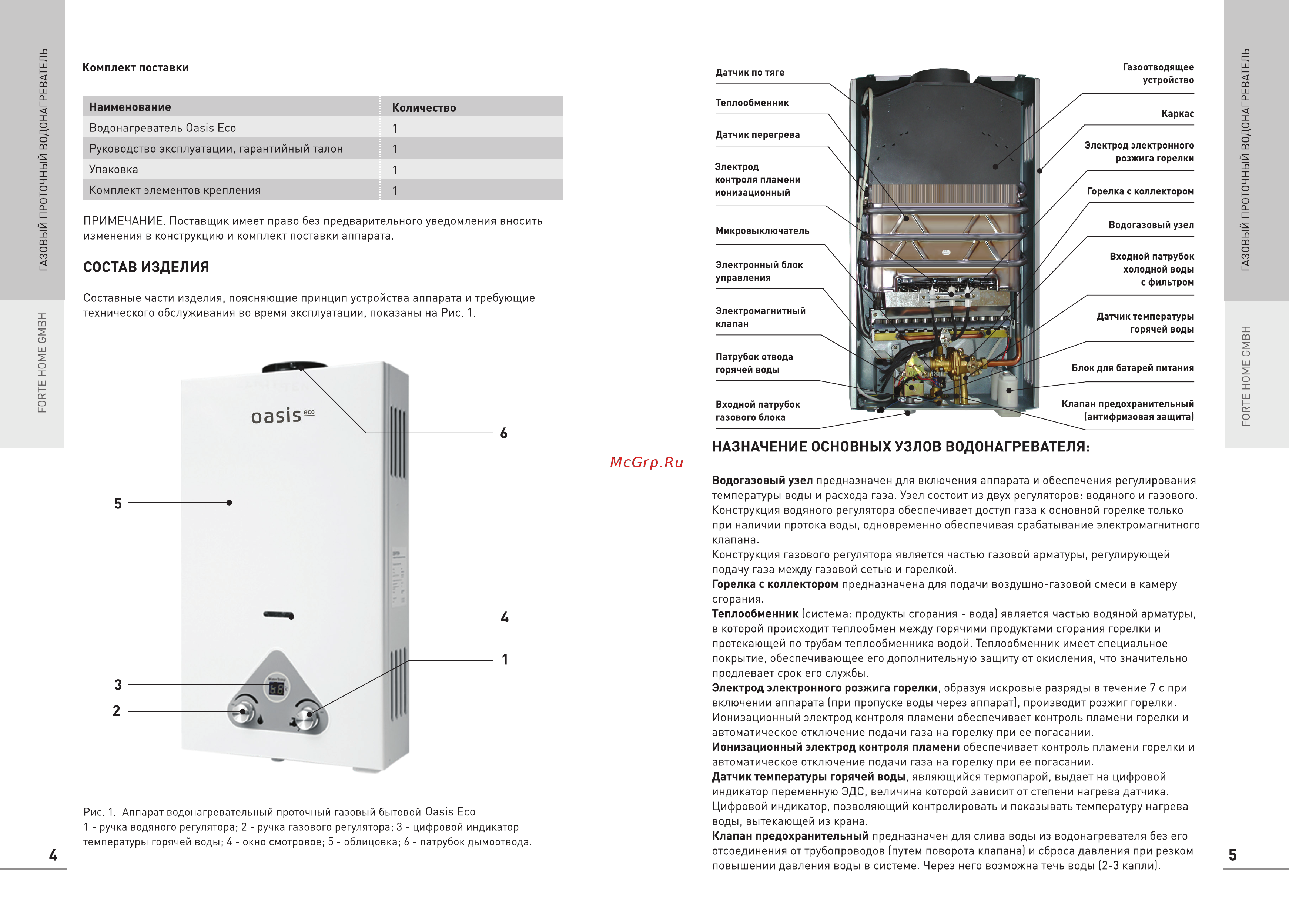 Oasis Eco 16кВт(б).Р 4670004375501 Инструкция по эксплуатации онлайн [4/12] 868435