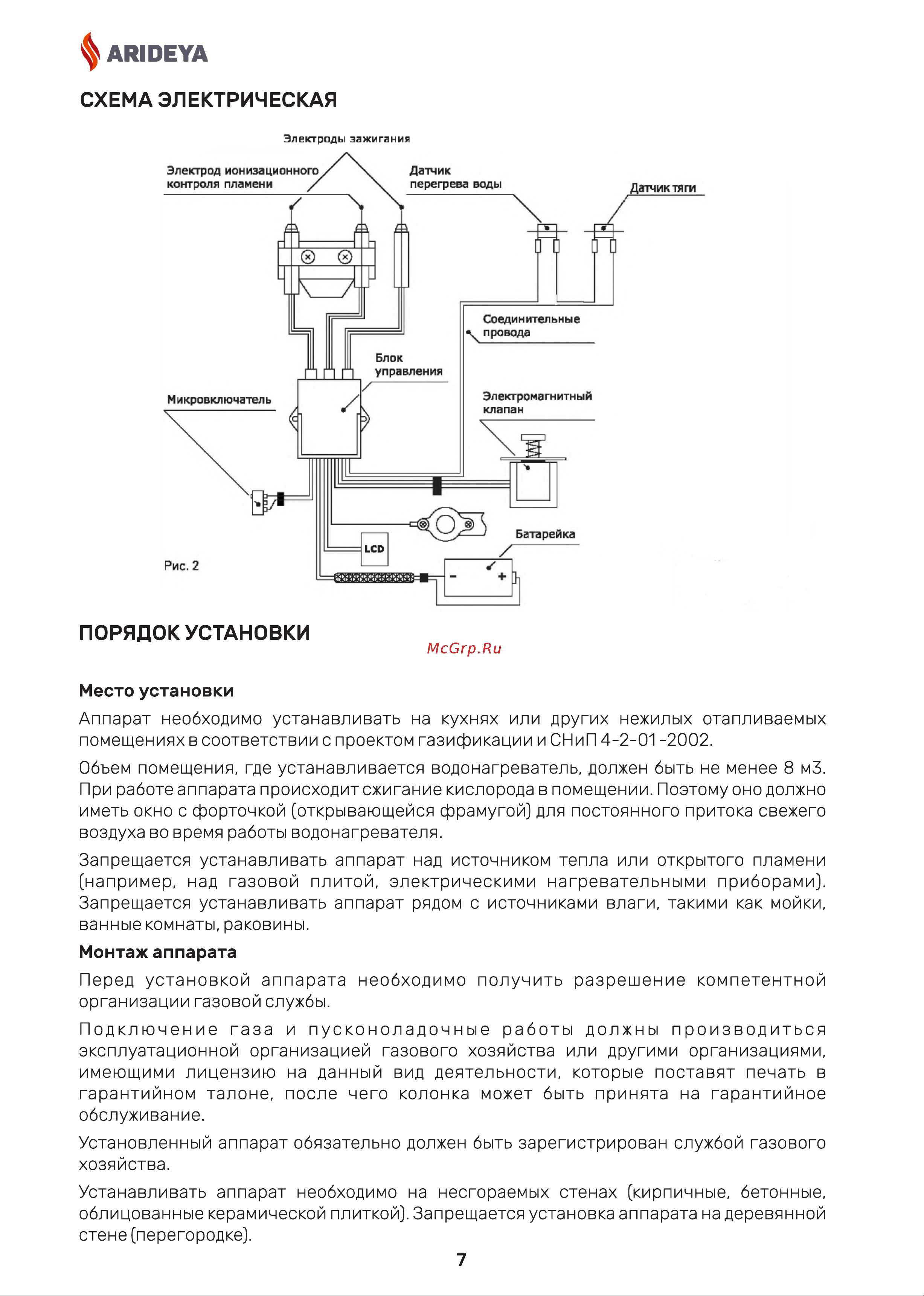 ARIDEYA ARD-01-000004 Инструкция к товару онлайн [9/22] 868446