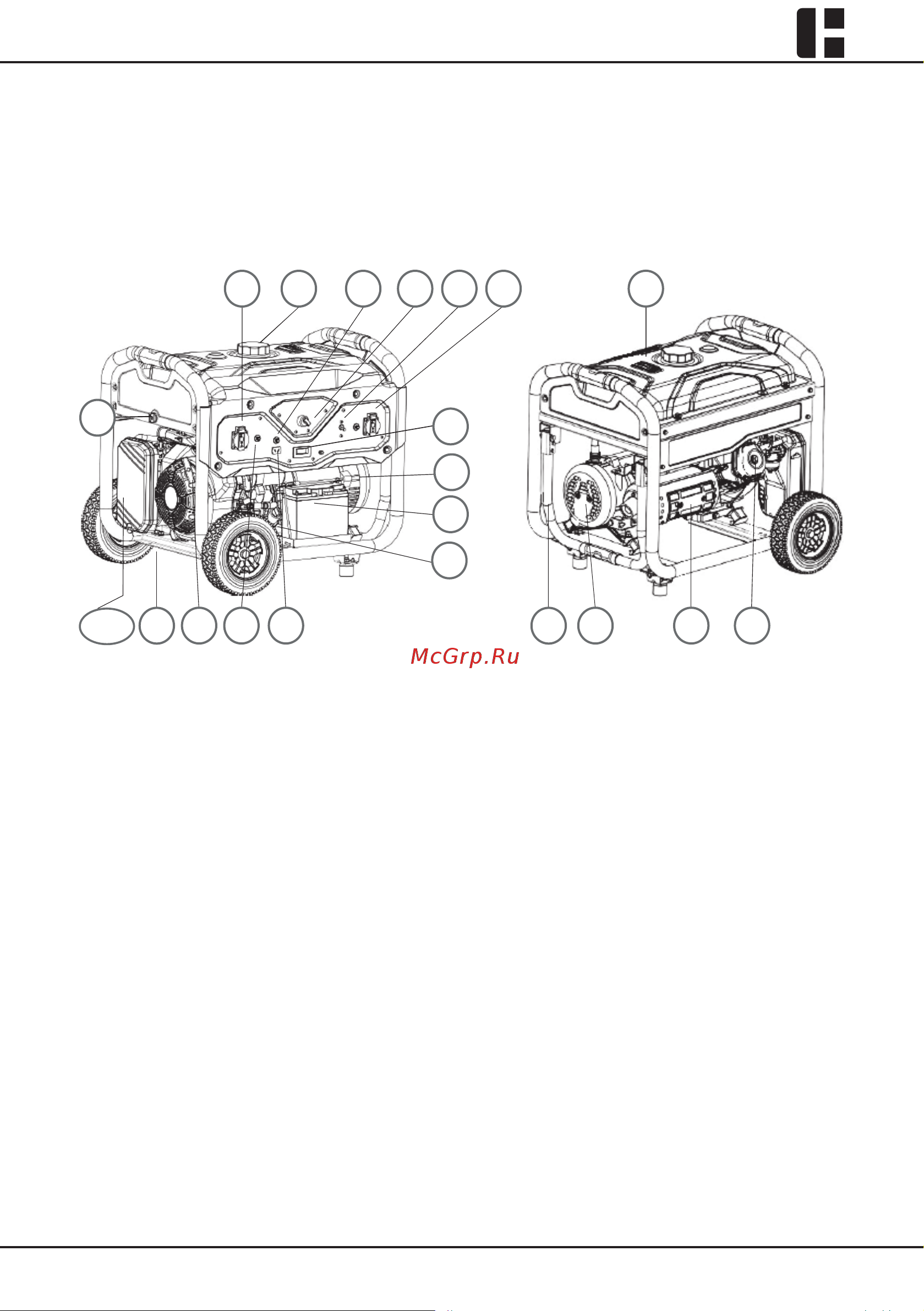 HELMUT LS 6500EA hl-104 Инструкция к Helmut Генератор бензиновый LS 3000 hl-102 онлайн [9/29] 868533