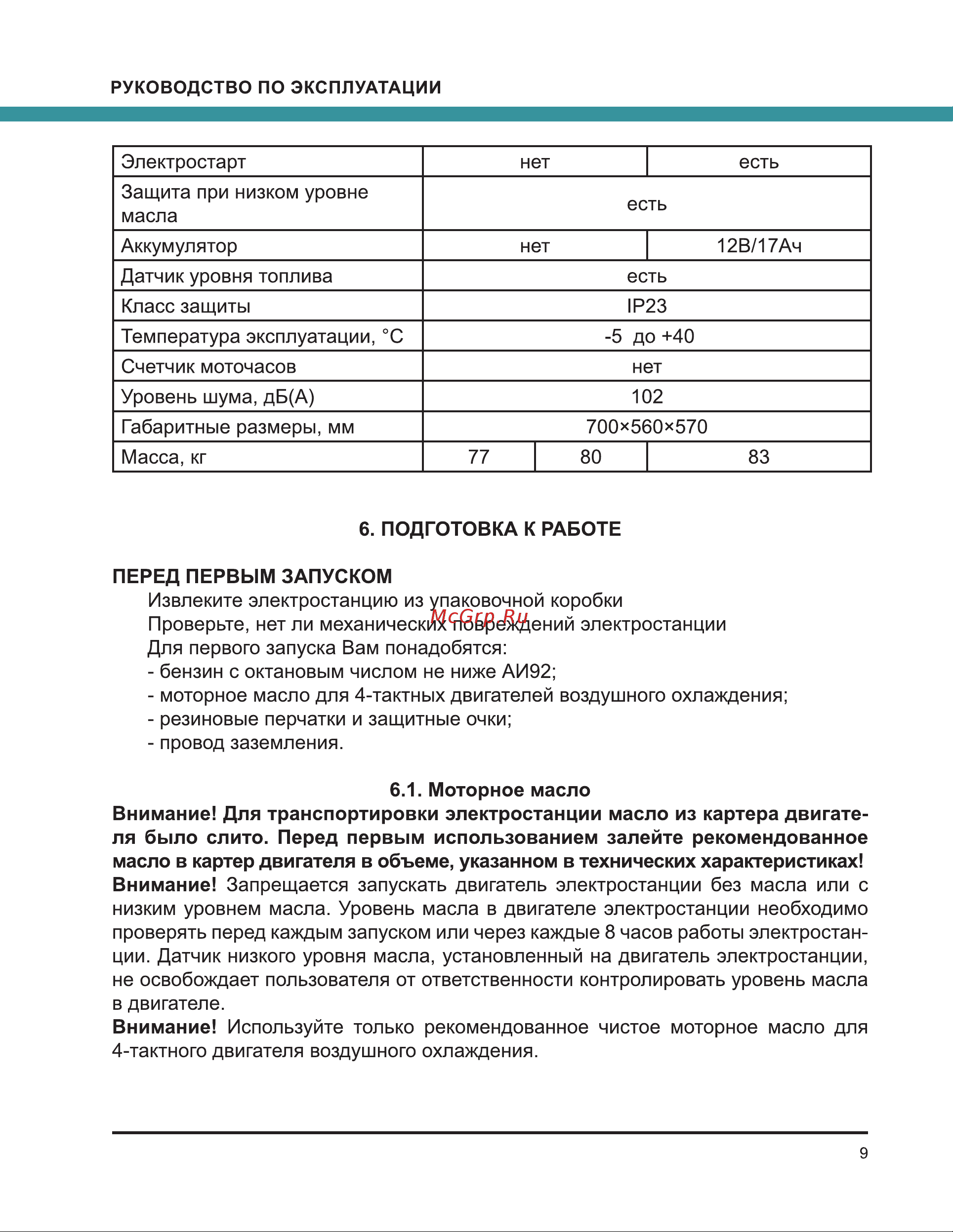 Wert G 8000 W0101.016.00 202169 Инструкция онлайн [9/32] 868613