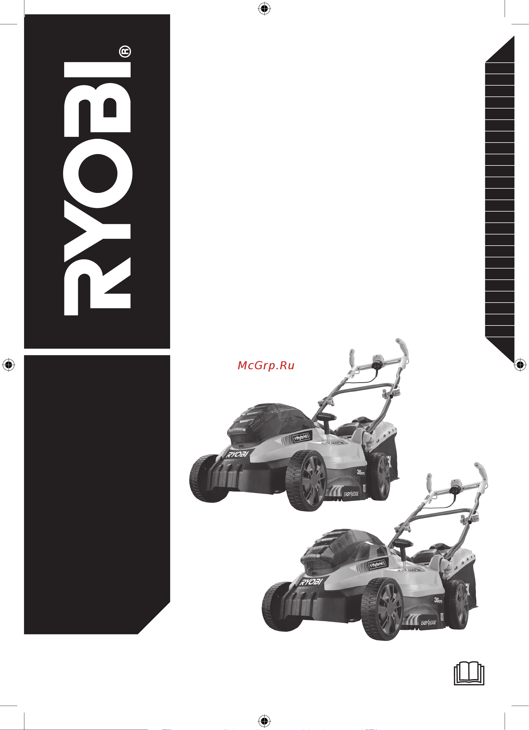 Ryobi ONE+ RLM18C36H225 5133002587 Инструкция к Ryobi RLM18C36H225 онлайн