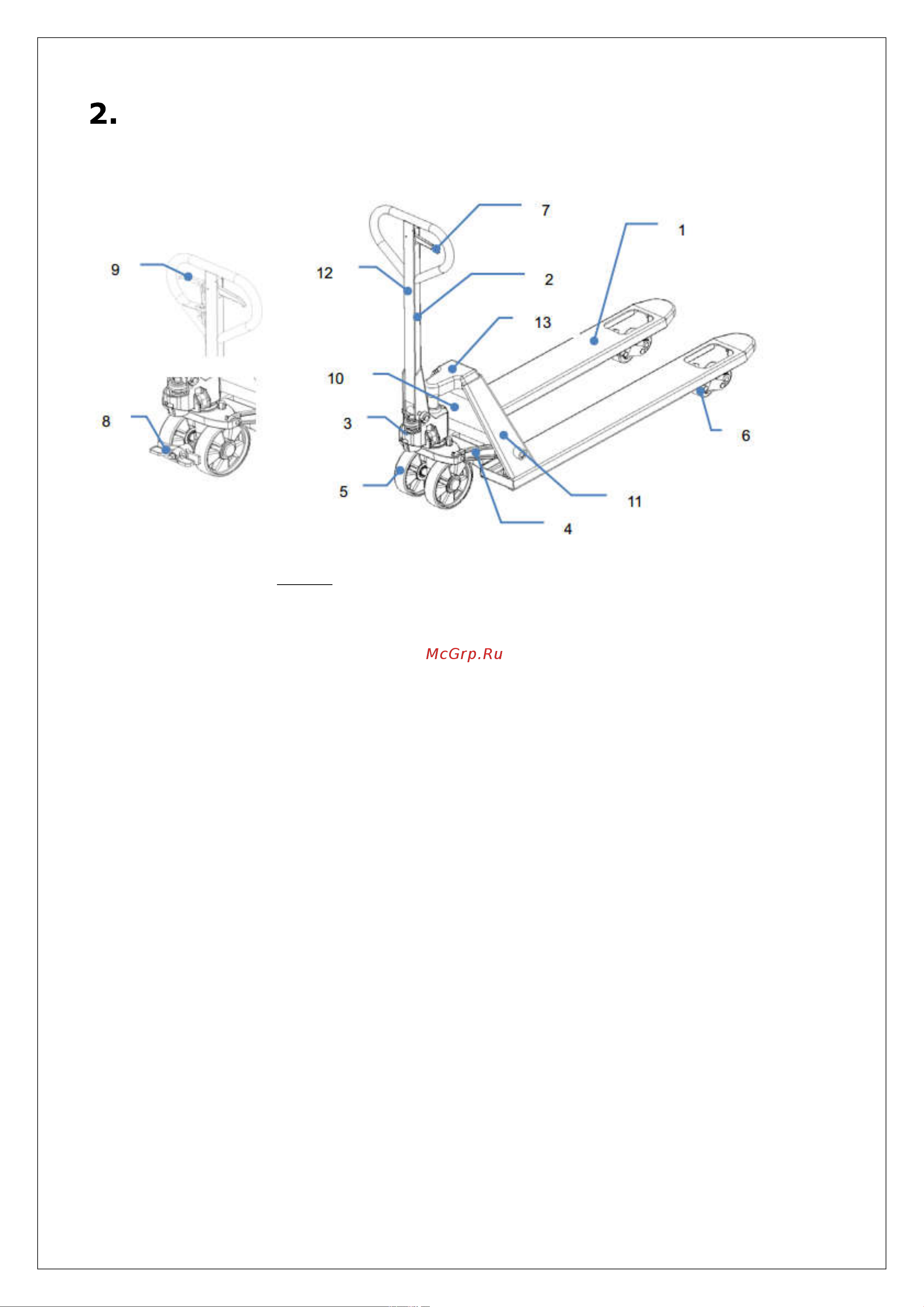 Noblelift AC25 4 мм 540x800, PU+PU, tandem 200019 Руководство по эксплуатации NOBLELIFT AC25 онлайн [6/20] 868992
