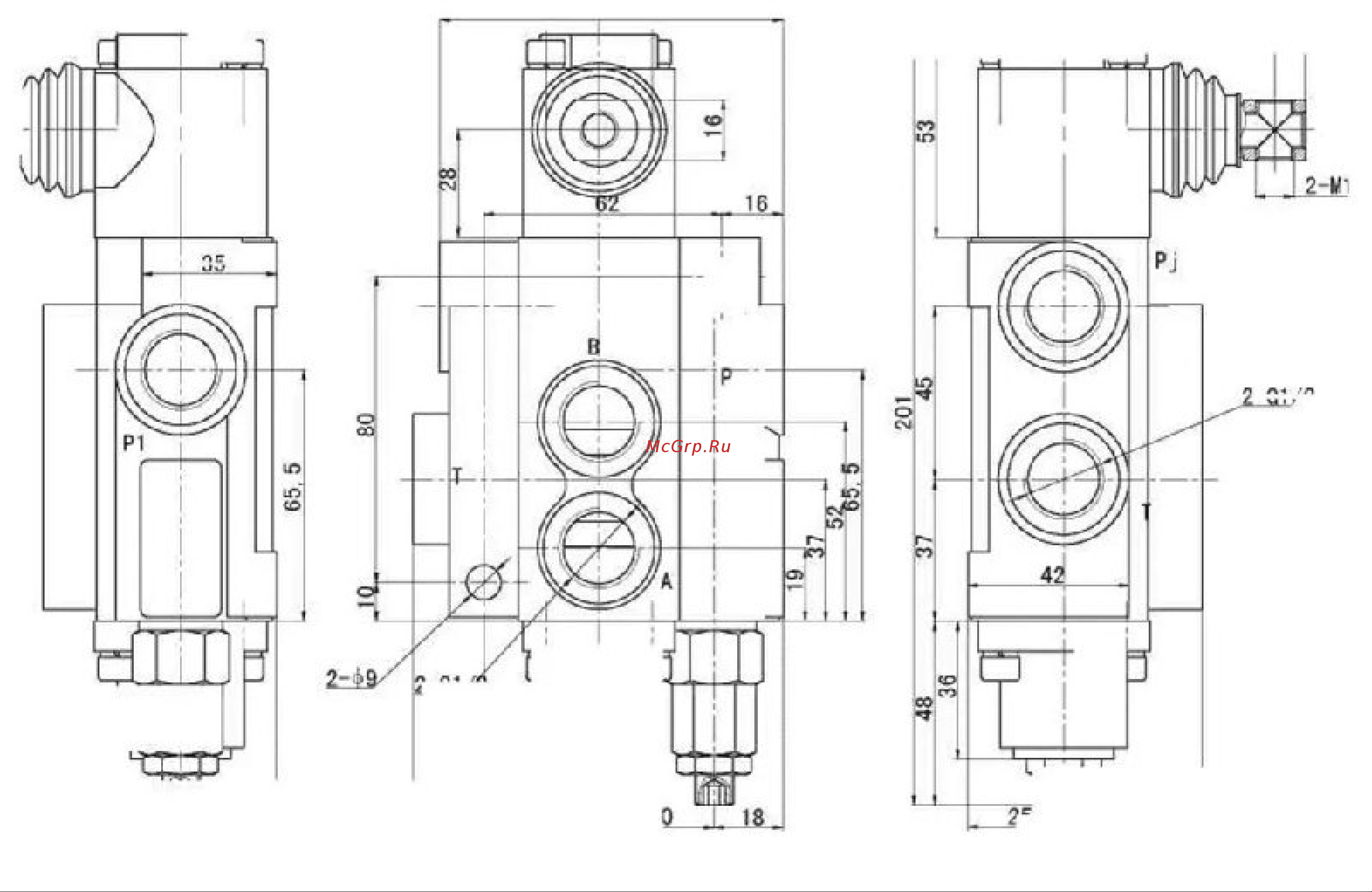 Guanghua 1Р40-А1 GKZ1 4631173653296 Чертеж онлайн