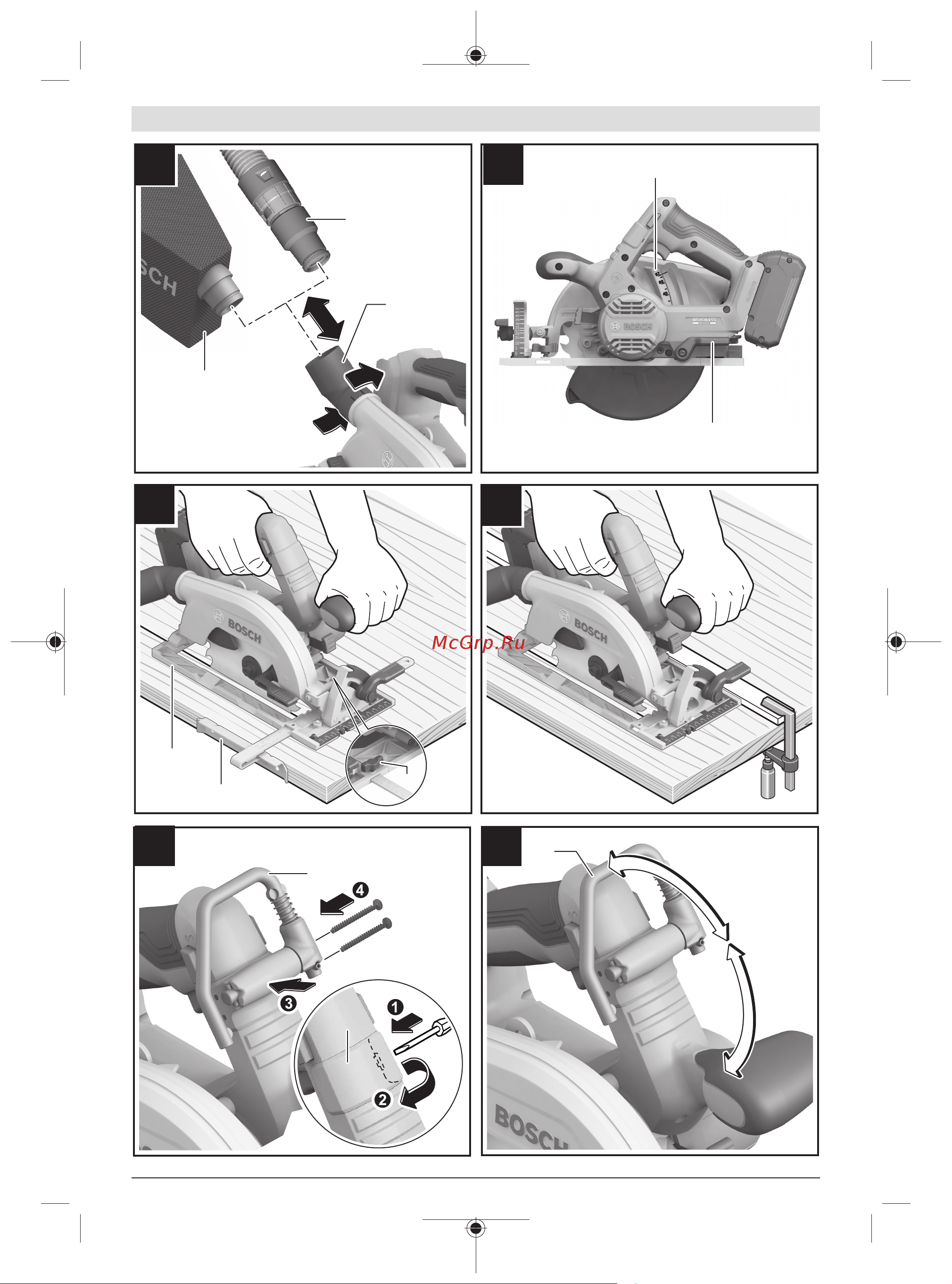 Bosch GKS 185-LI (Соло) 06016C1221 Инструкция по эксплуатации онлайн [4/269] 869584