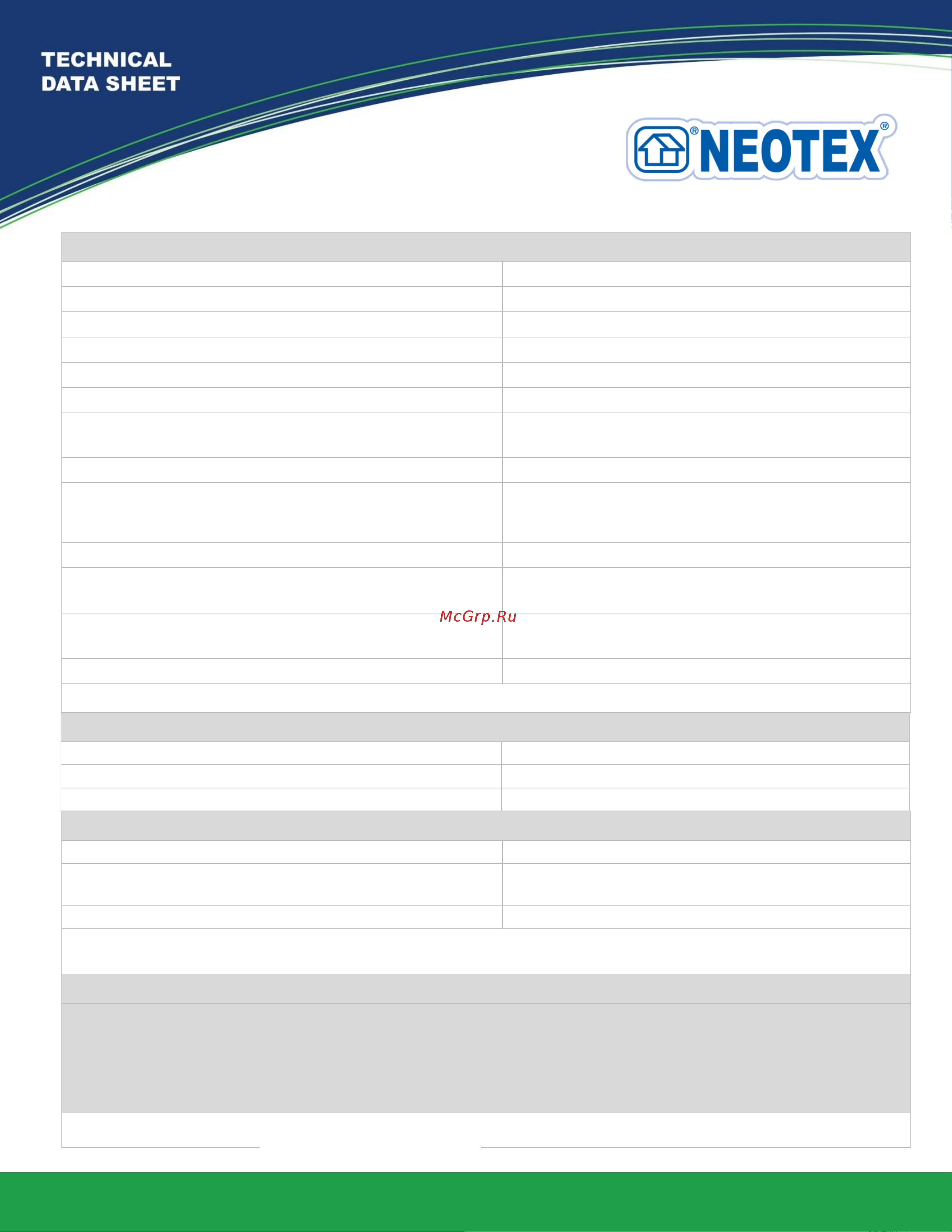 NEOTEX NEODUR FT CLEAR A+В 8кг 11800400 Информация по применению и описание товара онлайн [2/5] 869593