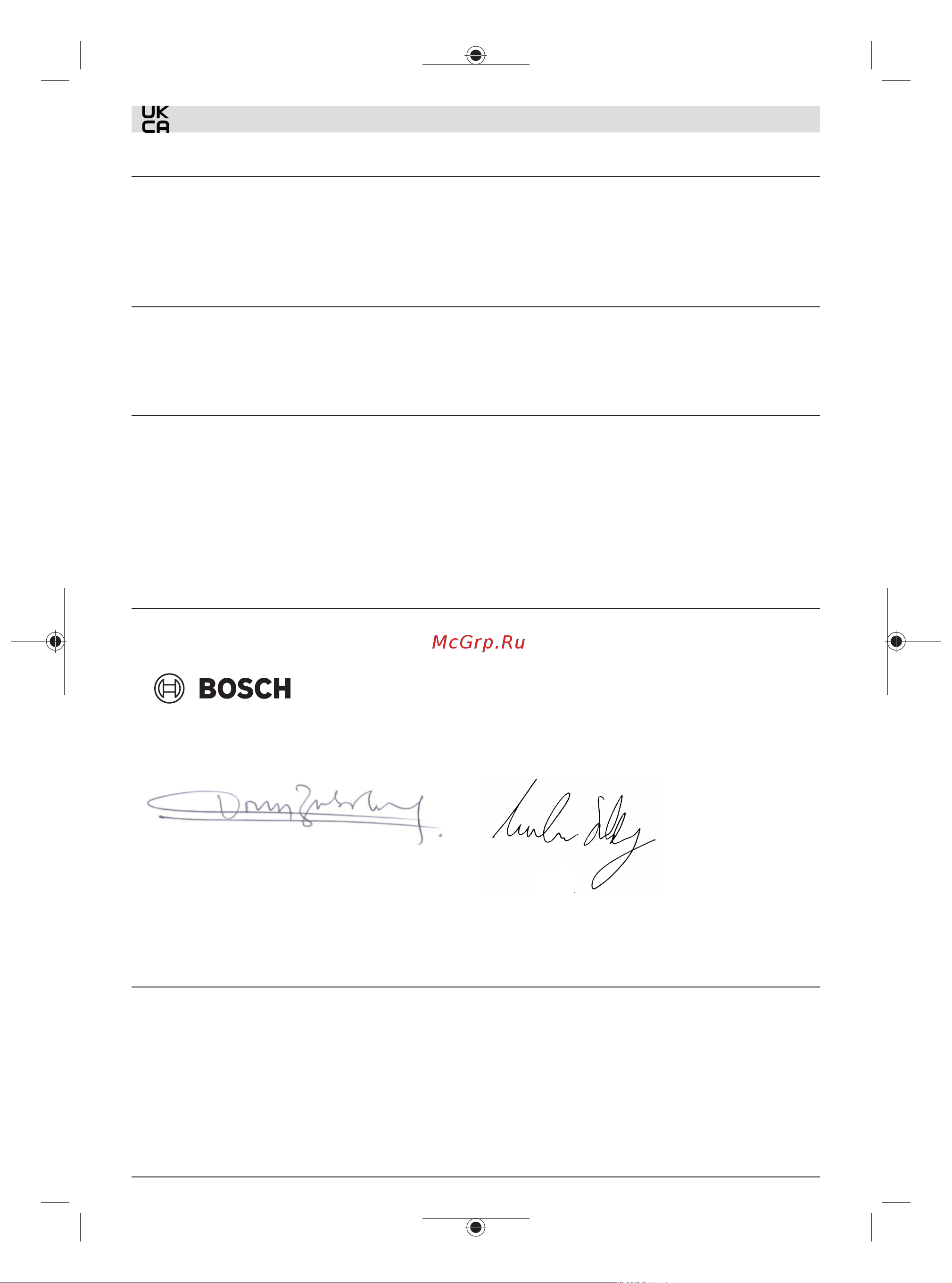 Bosch GSR 185-LI 2 Акб 06019K3000 Инструкция по эксплуатации онлайн [241/241] 870310