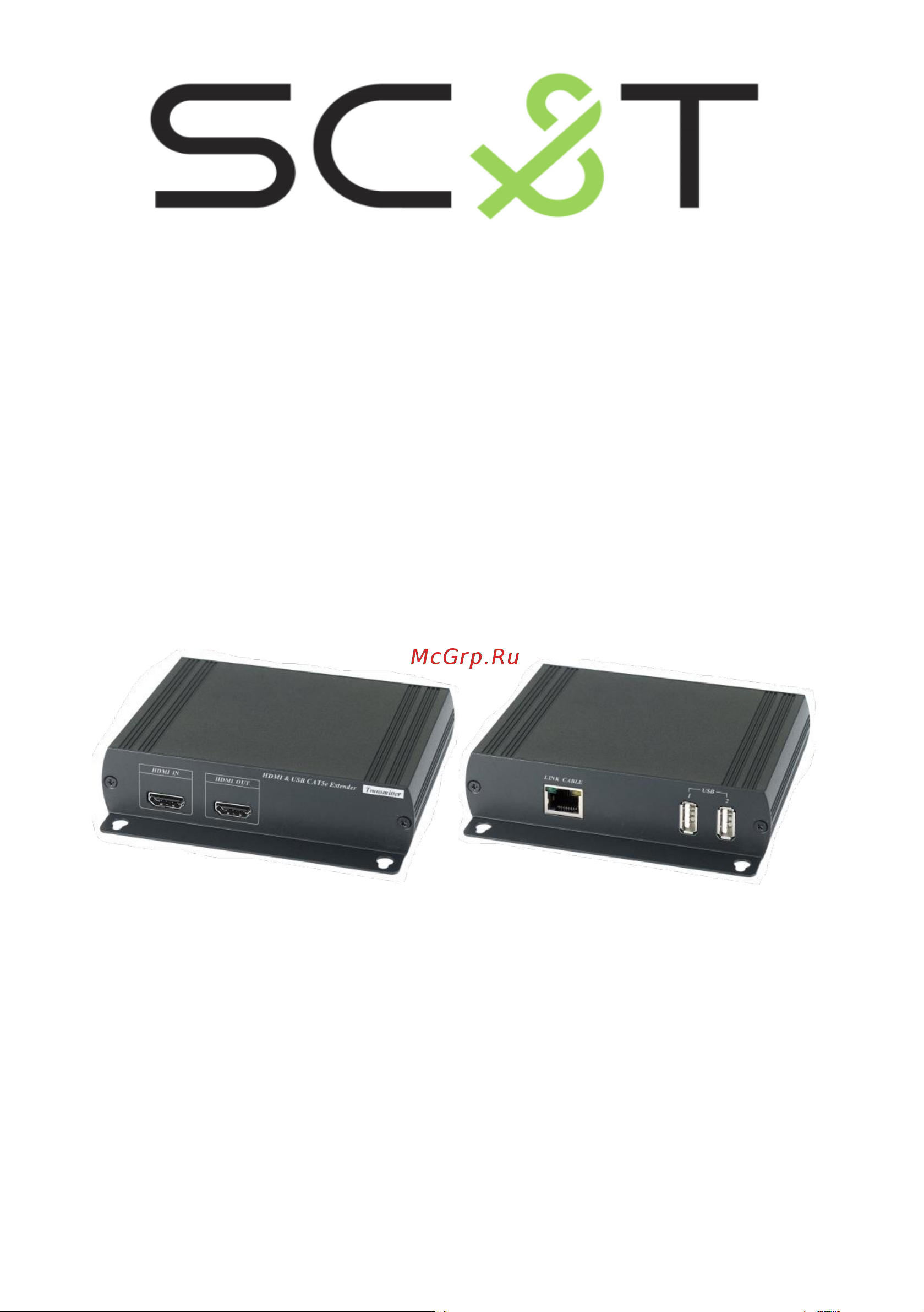 SC&T HKM01E по витой паре до 150 м (CAT5e/CAT6) sct0952 Паспорт онлайн