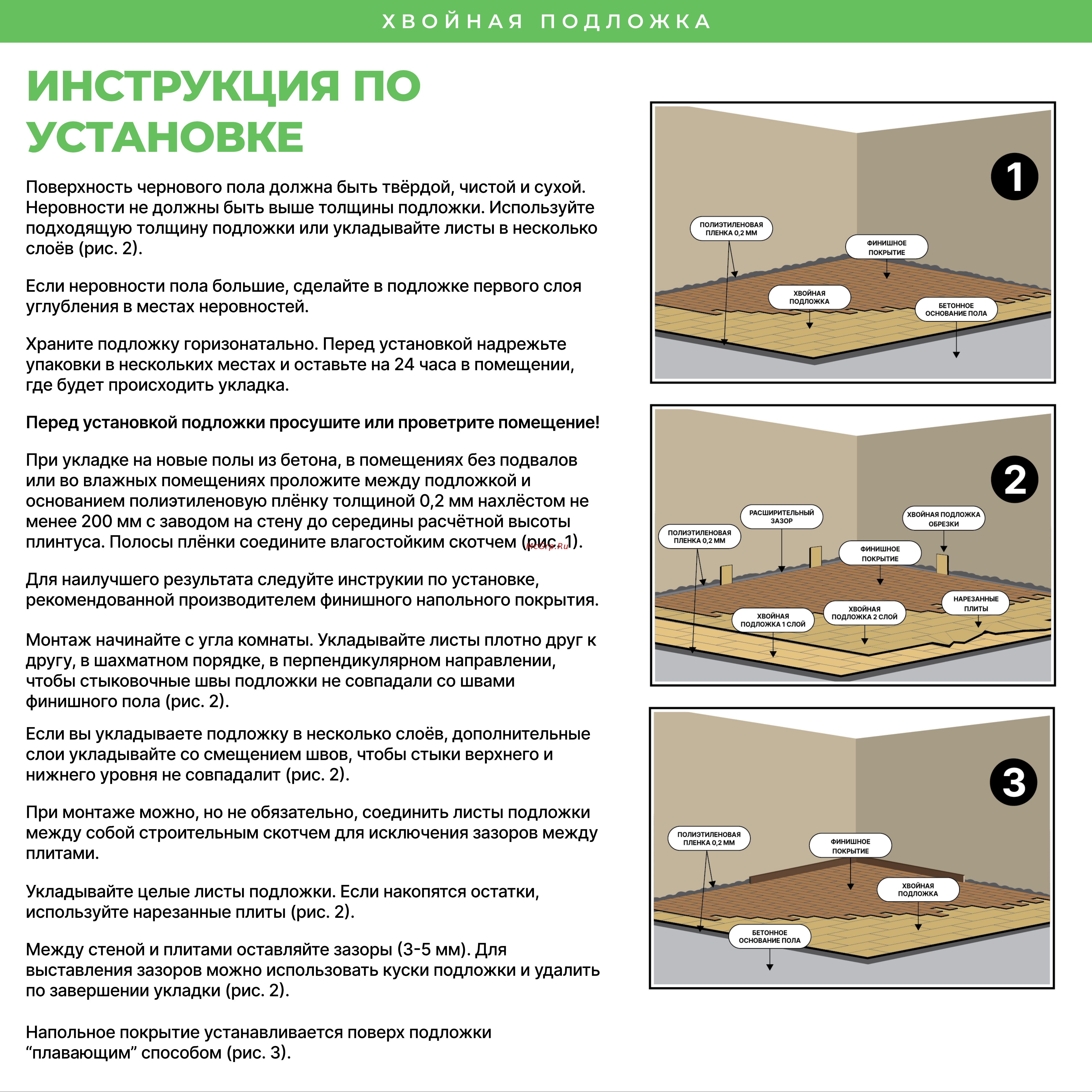ЖИВИГРОМЧЕ 5 мм, 7м2 4815815001175 Инструкция по установке онлайн