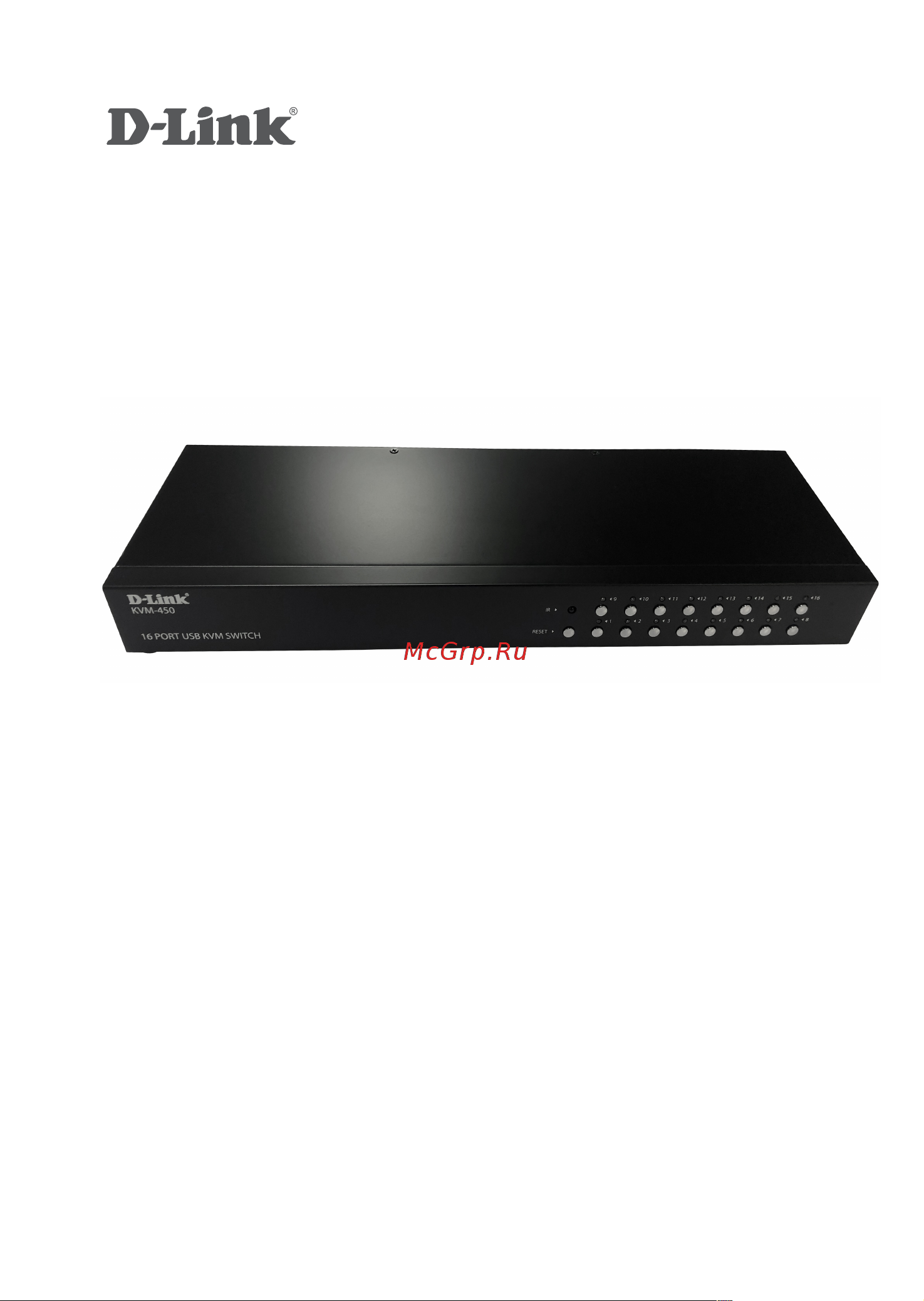 D-Link с портами ps2/usb KVM-450/C1A Краткое руководство по установке онлайн