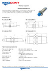 INNOCONT , M12x1, L=61 мм, зона срабатывания 4 мм, -25 +60 С, 12…24 VDC, IP65, выход: PNP NO, макс. ток 200 мА, кабель 2 м SL-12P4C Инструкция
