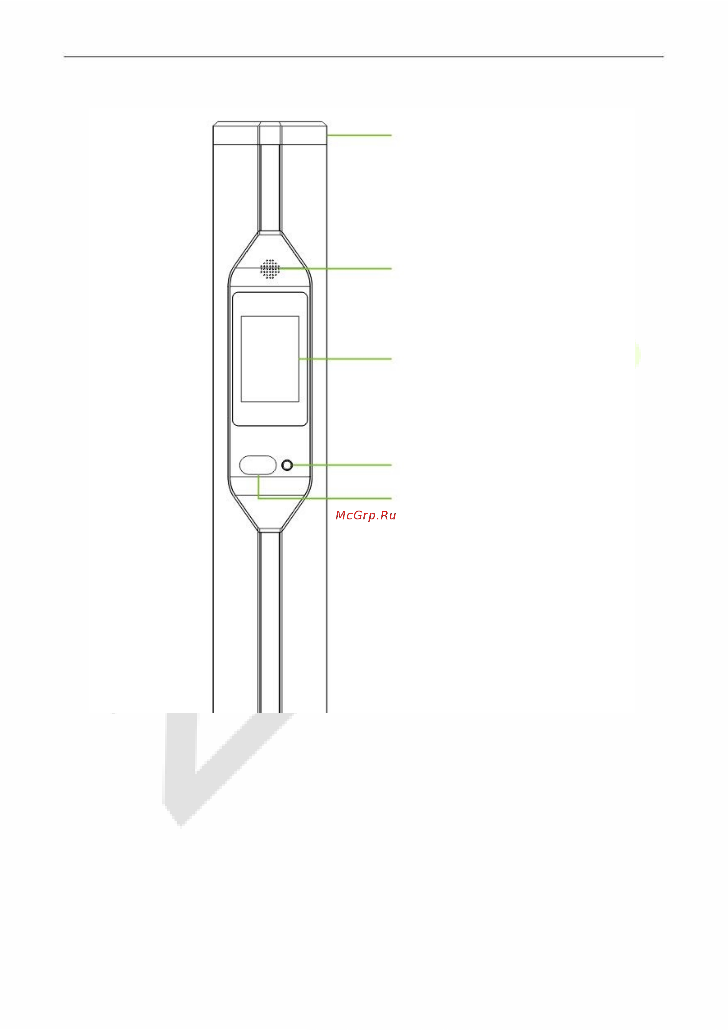 Zkteco ZK-TD200 00-00011371 Инструкция к товару онлайн [9/20] 870991