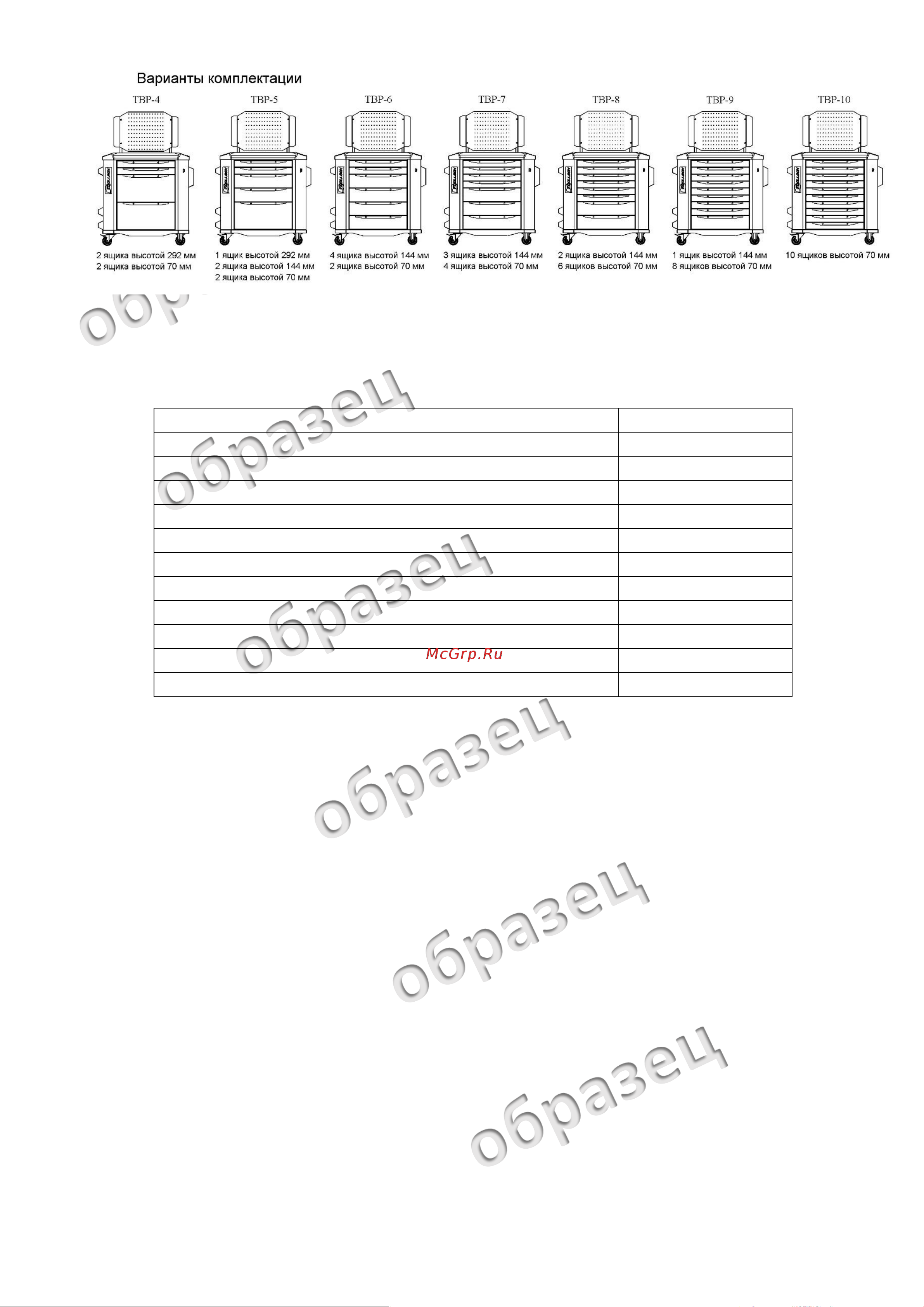 Toollbox серии premium ТВР-7 RAL 2008 Инструкция к Toollbox premium ТВР-7 RAL 2008 онлайн [4/7] 871330