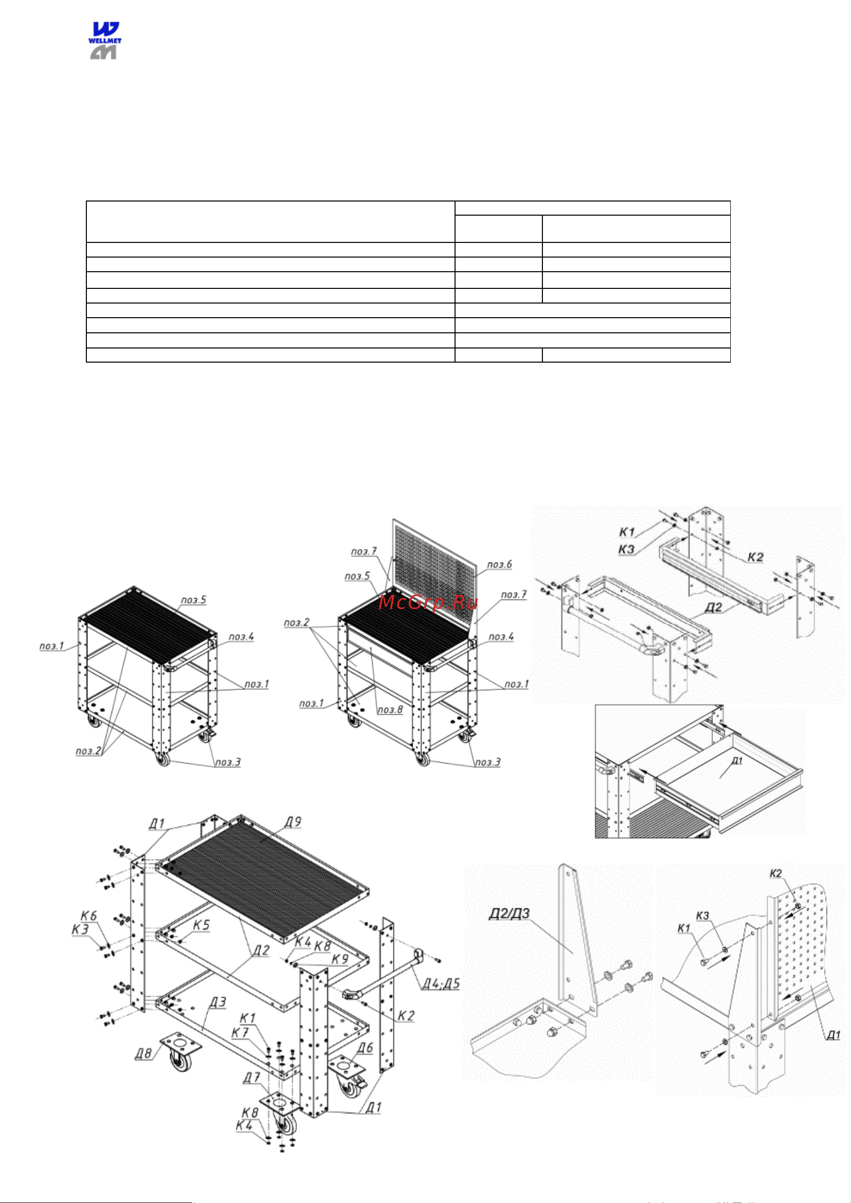 Wellmet ML0C-010011 M-1163007811 Паспорт изделия онлайн [2/4] 871339