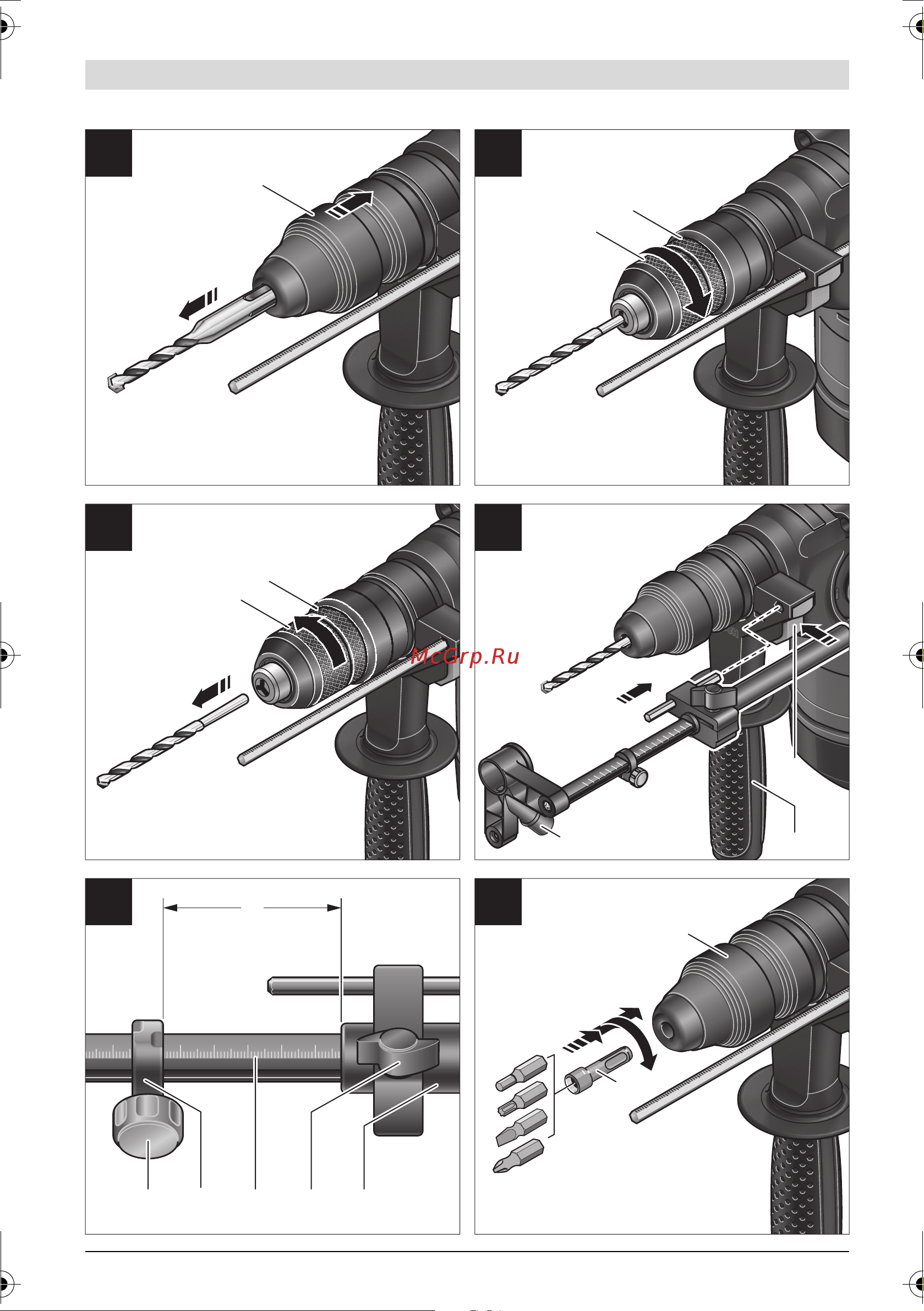 Bosch GBH 3-28 DFR + угловая шлифмашина Инструкция к товару онлайн [6/320] 871347