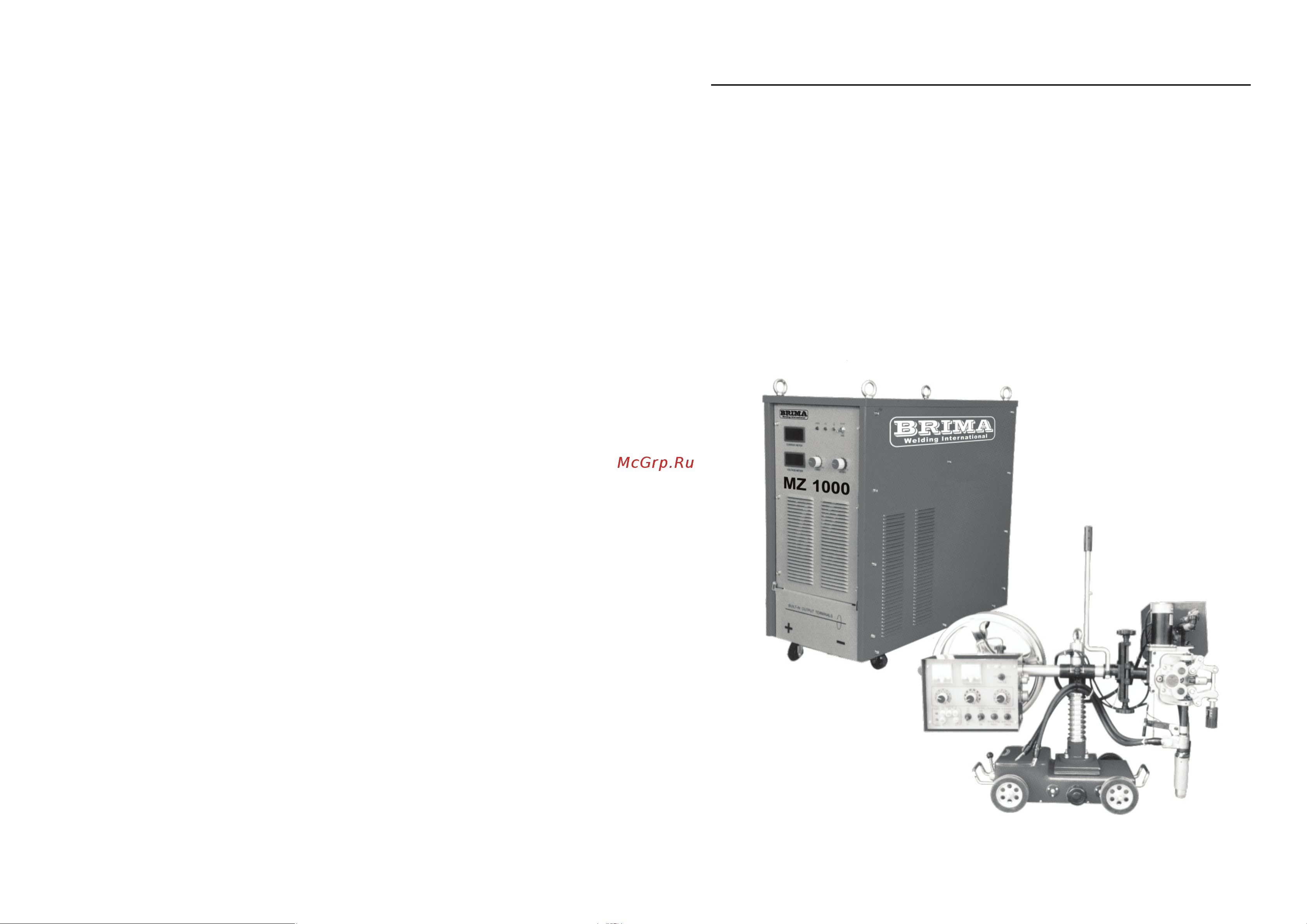 Brima MZ 1000 С МПП С WF33 00000009278 Инструкция онлайн [2/9] 871442