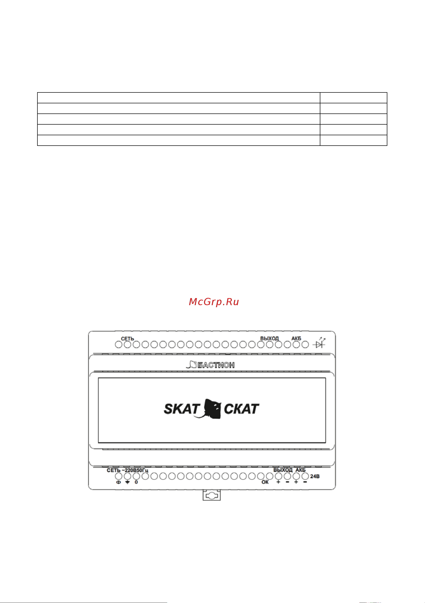 Skat 2400М DIN ( ИБП-24/1,5-DIN) 84 Паспорт онлайн [4/8] 871889