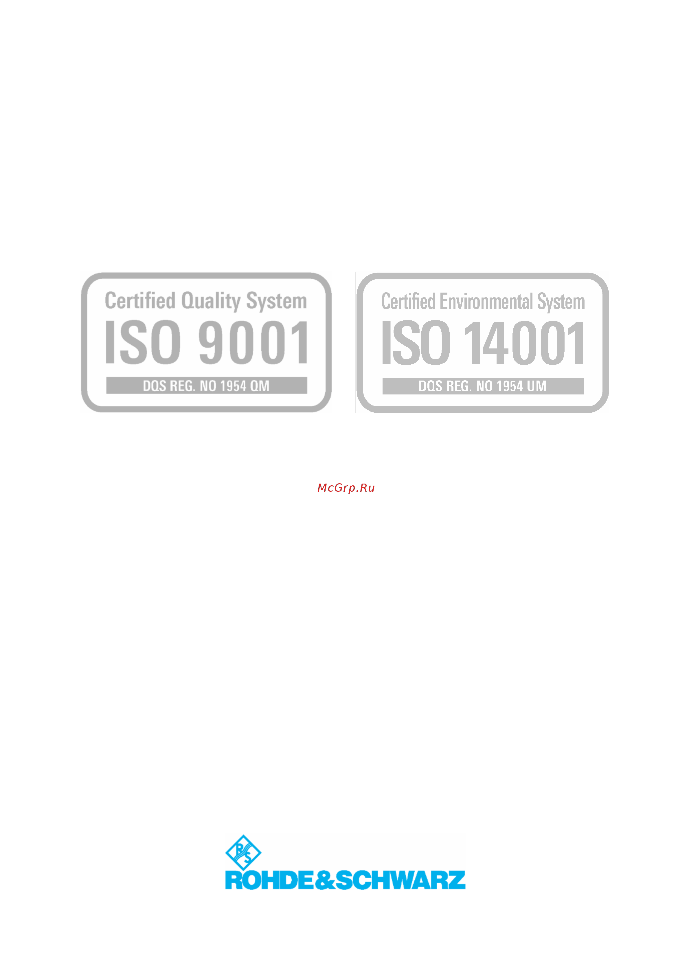 Rohde & Schwarz R&SNRP2 Инструкция к товару онлайн [10/344] 872014