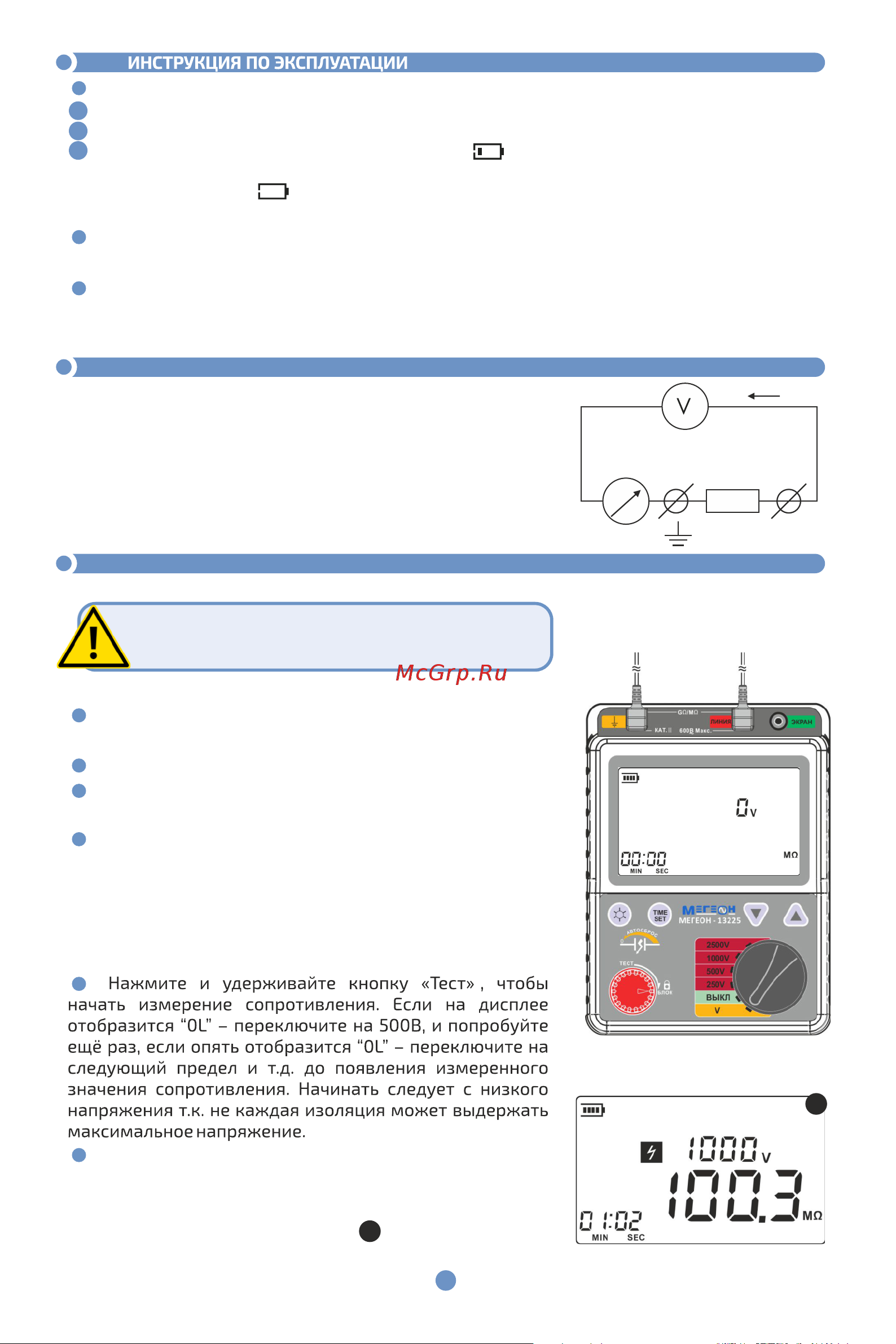 МЕГЕОН с поверкой 13225 к0000021148 Инструкция онлайн [6/19] 872079