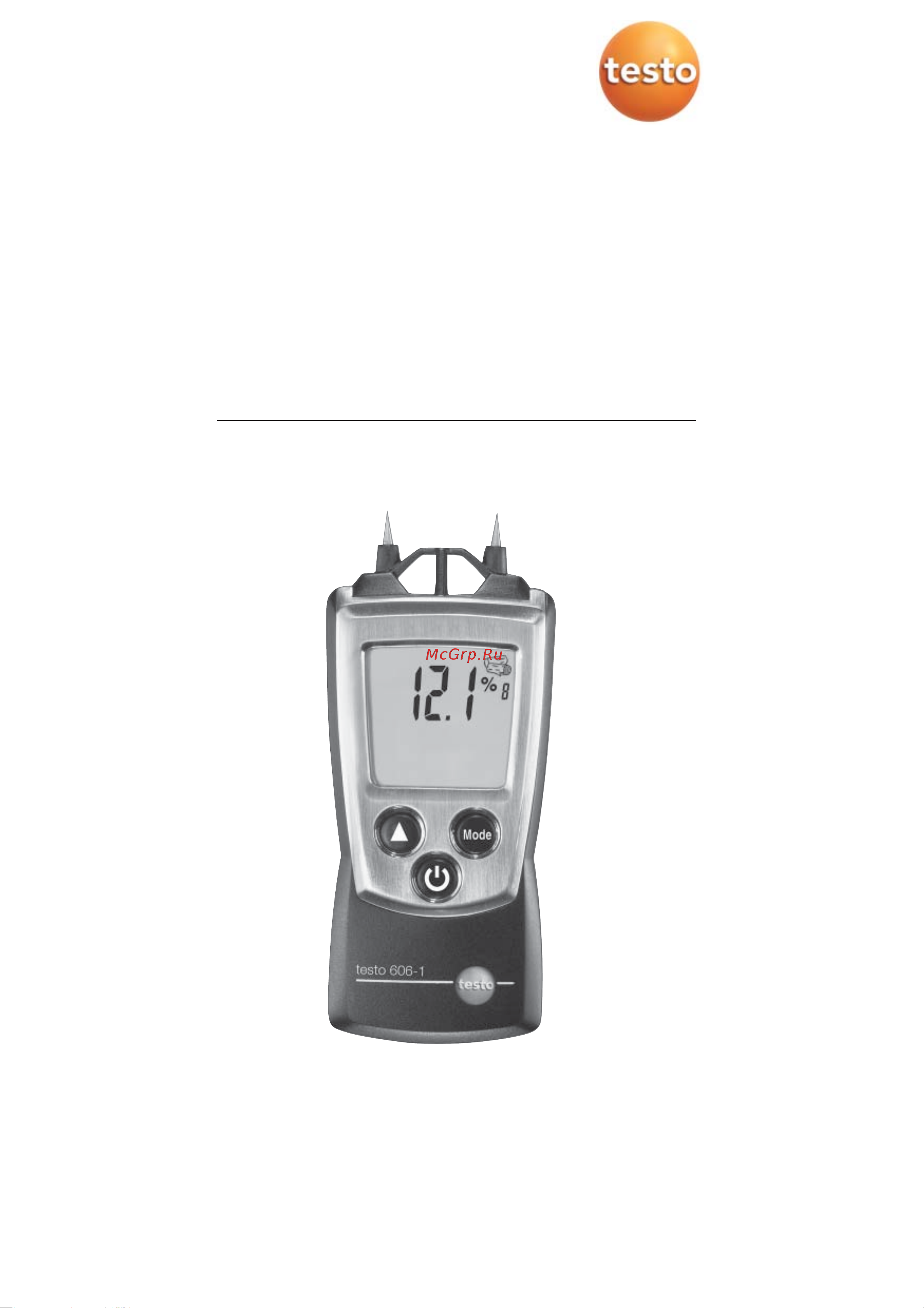 Testo 606-1 00000002422 0560 6060 Инструкция к товару онлайн [2/12] 872116