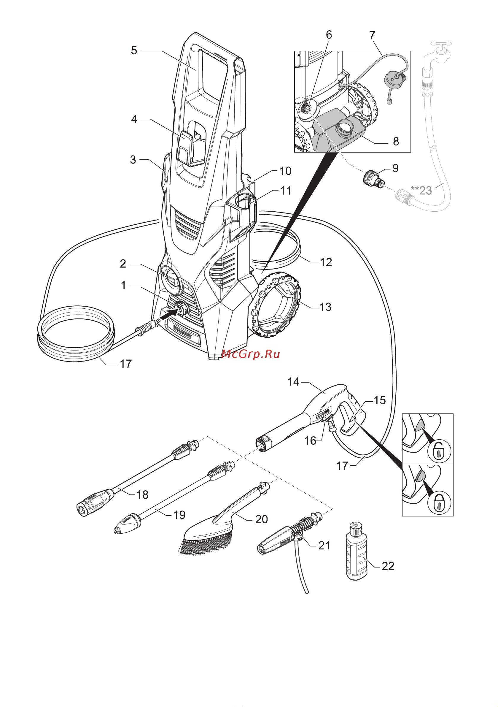 Karcher K 3 Car Limited Edition 1.601-889.0 Инструкция к Karcher K 3 Car Limited Edition 1.601-889.0 онлайн [2/20] 872266