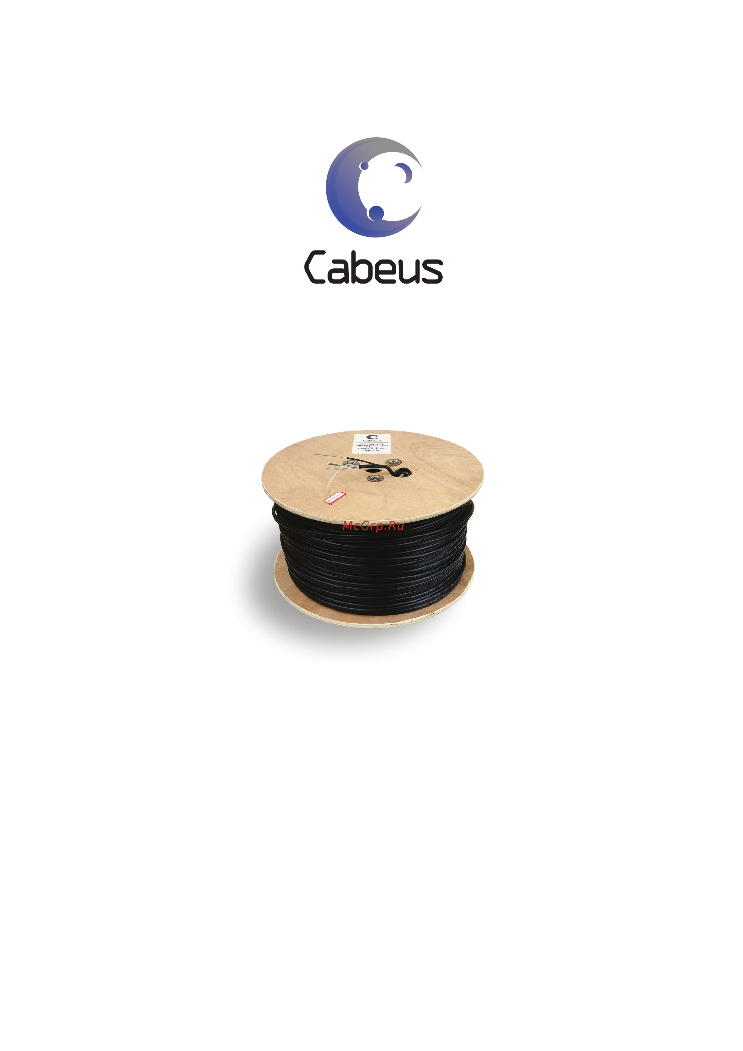 Cabeus витая пара экранированная FTP, 4 пары, одножильный, FTP-4P-CAT.5E-SOLID-OUT-LSZH-UV Инструкция онлайн
