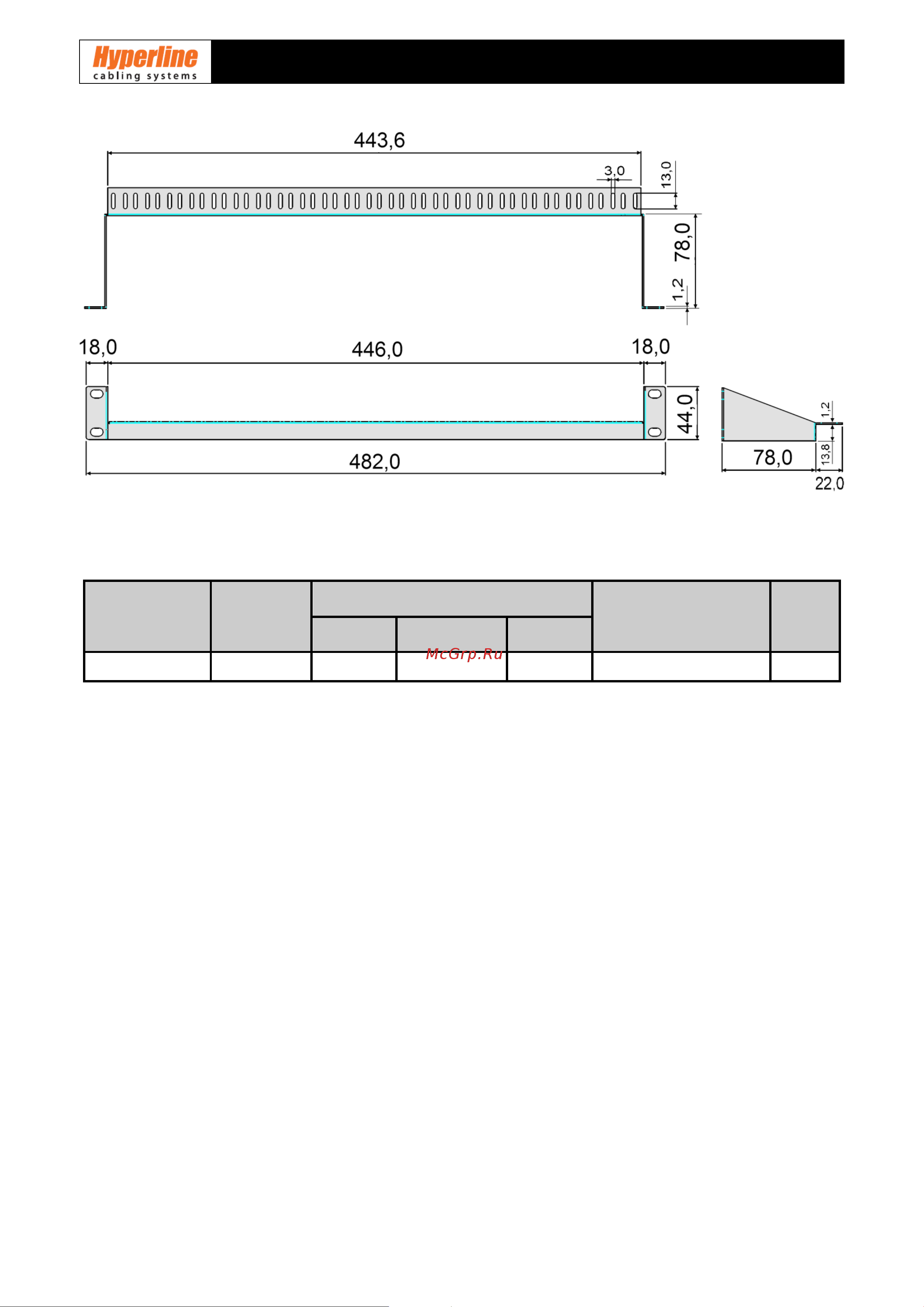 Hyperline , CM-ML-REAR, 19