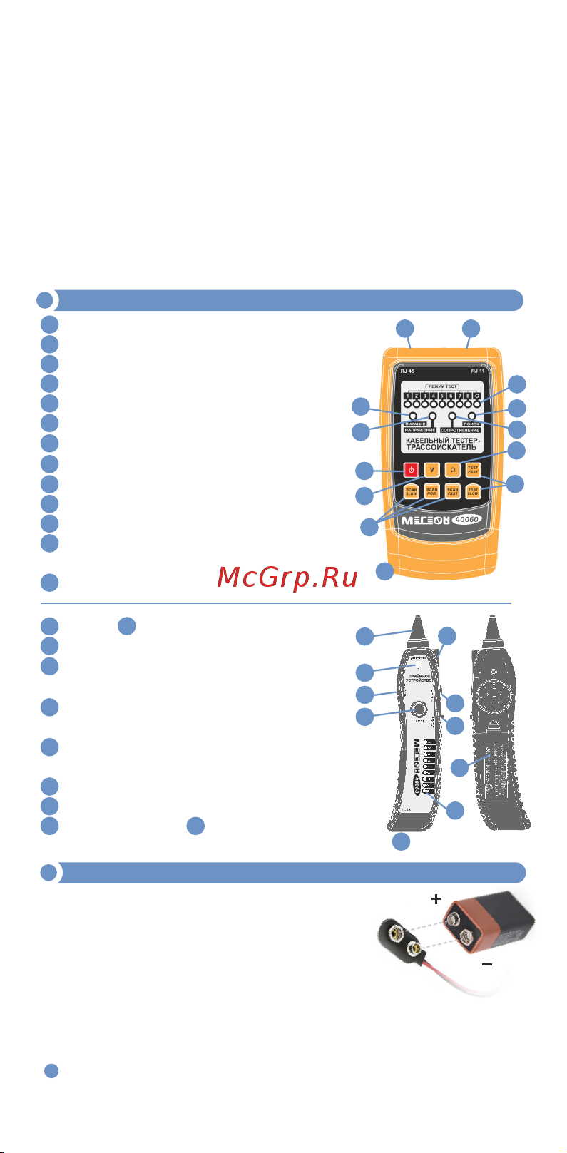 МЕГЕОН 40060 00000005639 Инструкция онлайн [4/8] 872490